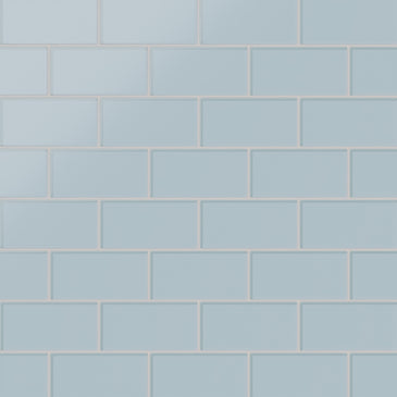 3x6 Glass Tile in Partridge Matte