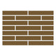1x6 Half Offset Sheeted Original Ceramic Mosaic Tile in Chaparral Matte