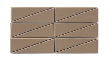 Right Scalene Triangle Original Ceramic Tile in Sandstone Matte