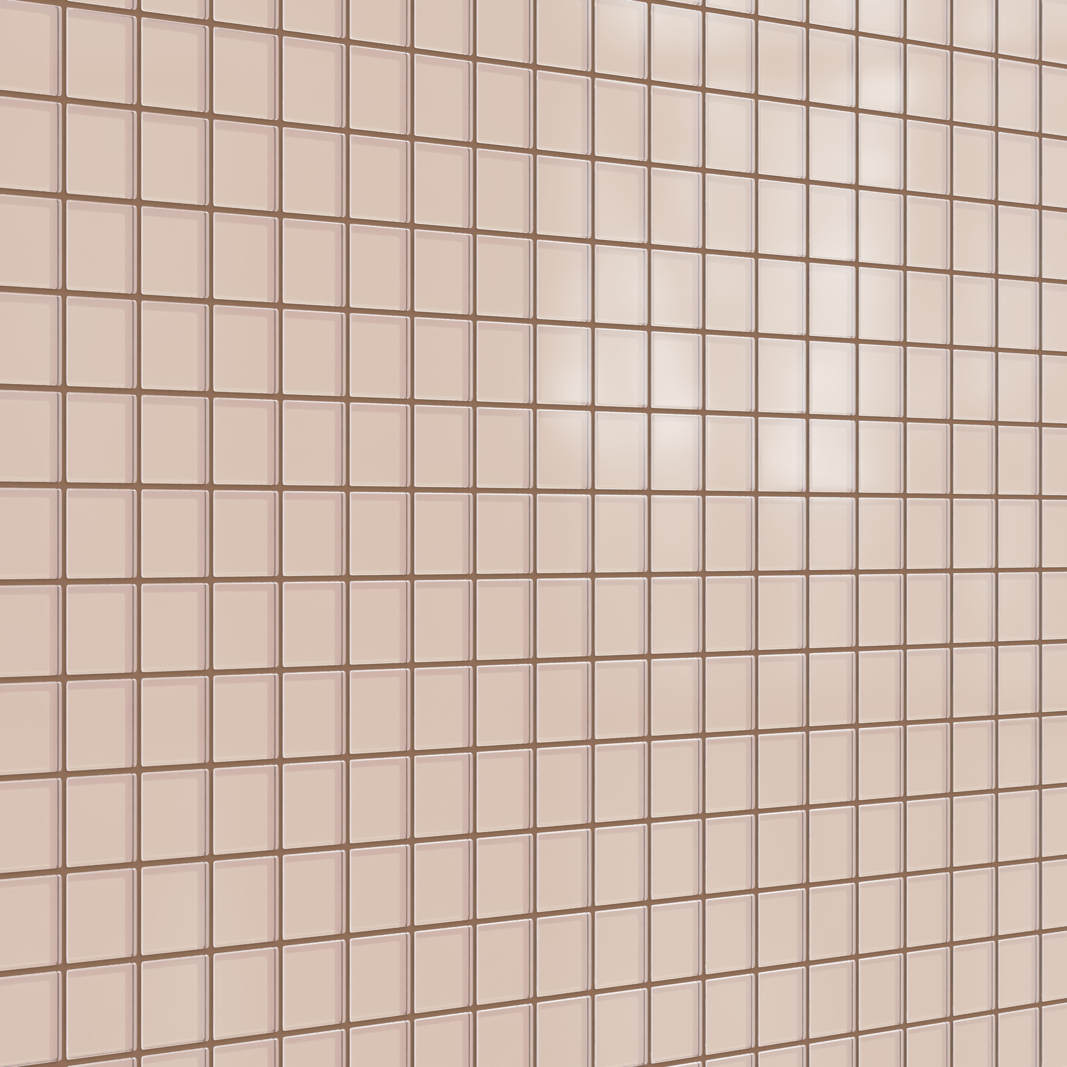 Factory Sale 2x2 Straight Set Sheeted Glass Mosaic Tile in Rosy Finch Matte