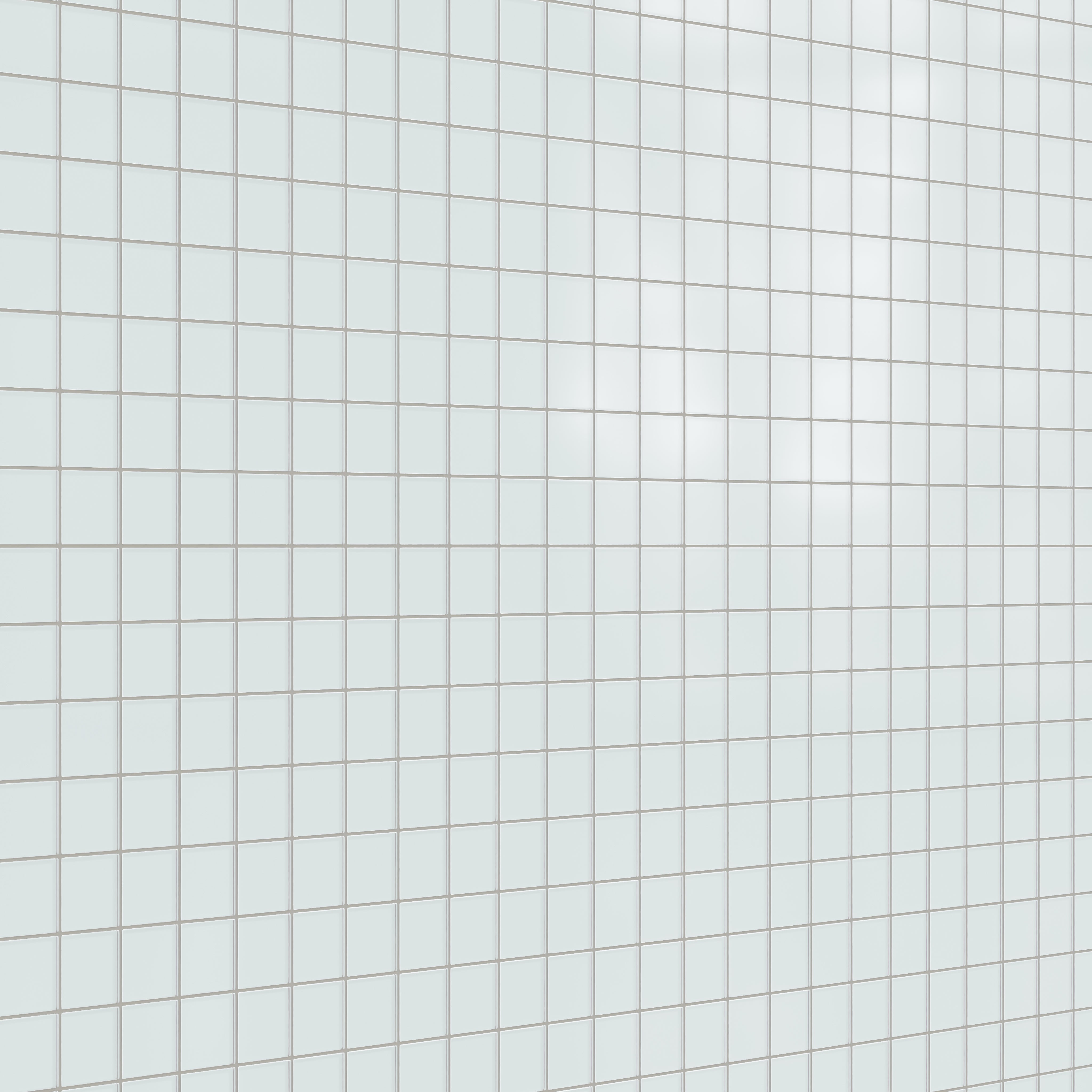 3x3 Straight Set Sheeted Glass Mosaic Tile in Warbler Matte