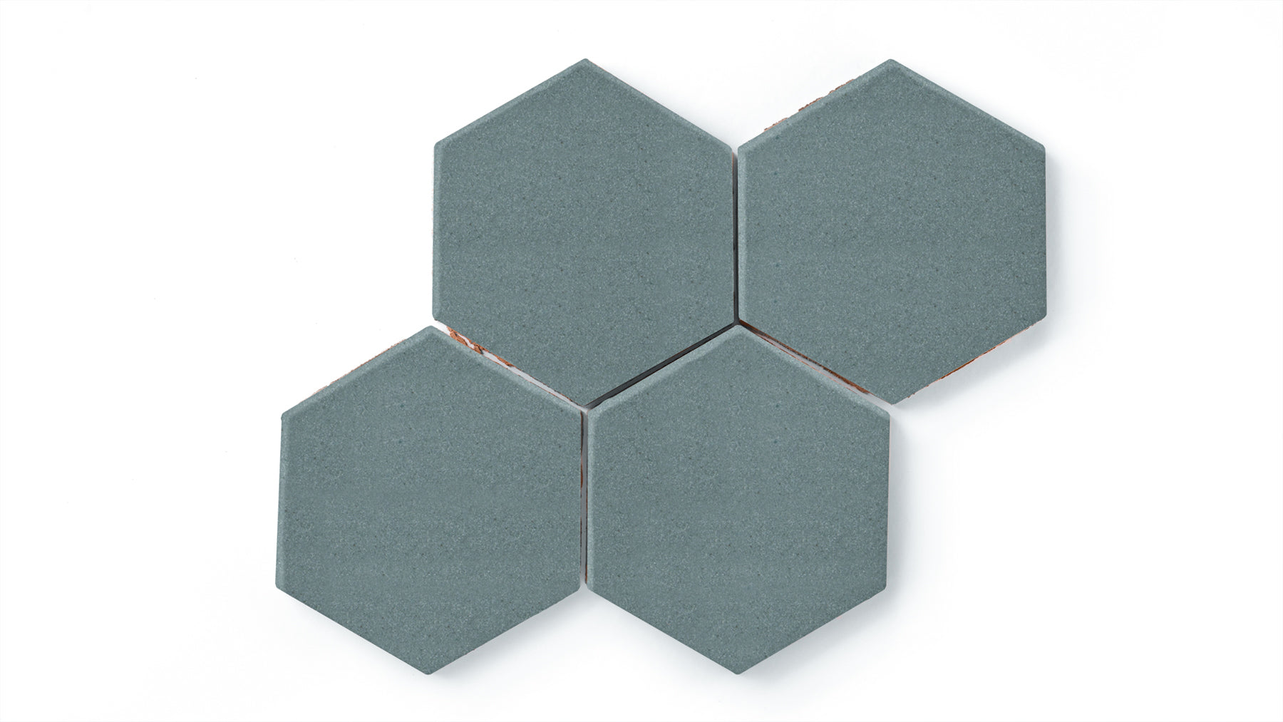 6" Hexagon Original Ceramic Tile in Flagstone Matte