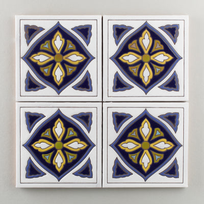 6x6 Handpainted Sample Old California #2  in Cool Motif