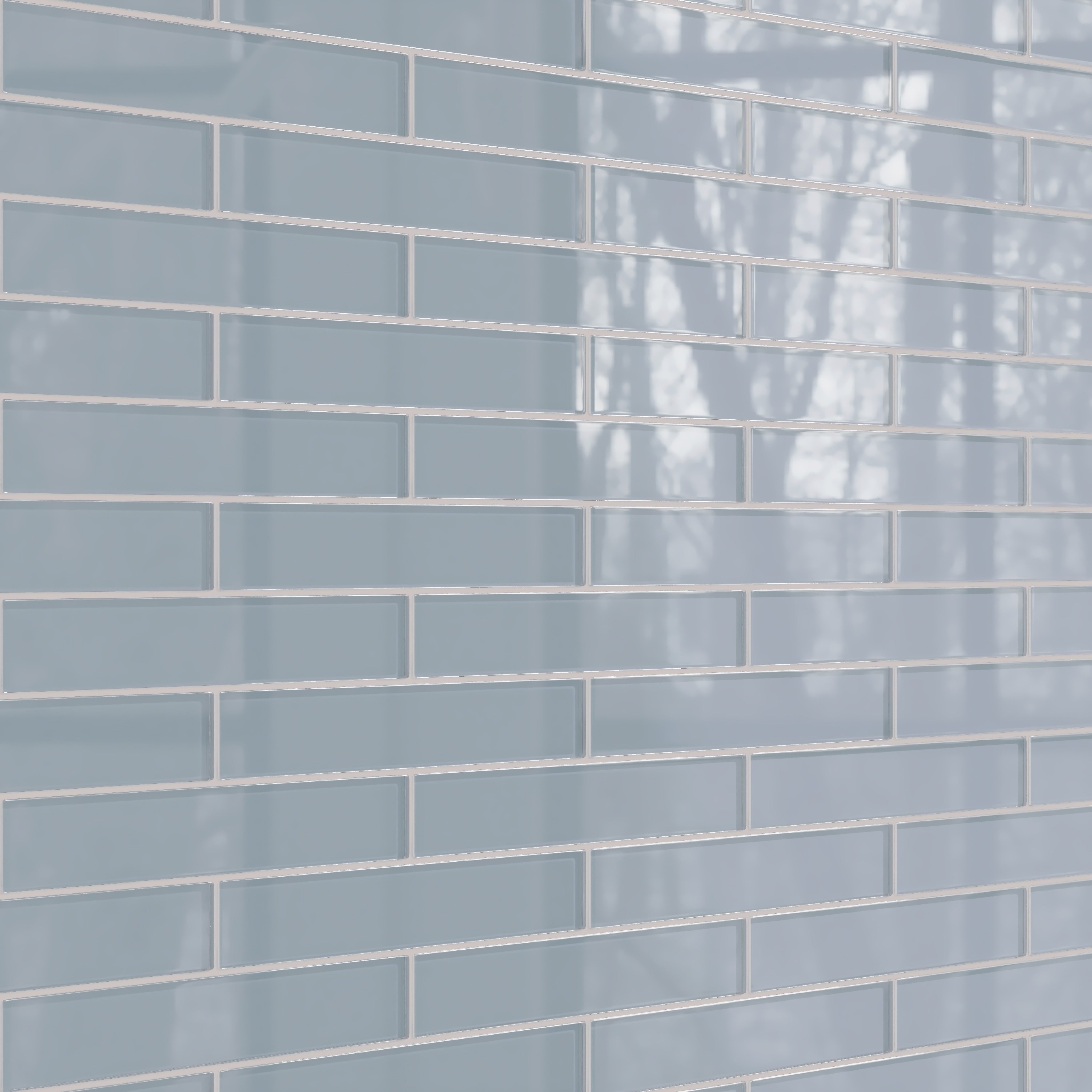 2x12 Glass Tile in Pinyon Jay Gloss