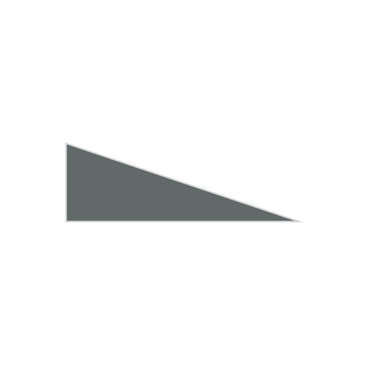 Right Scalene Triangle Original Ceramic Tile in Flagstone Gloss