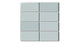 2x4 Straight Set Sheeted Natural Press Ceramic Mosaic Tile in Hood River Gloss
