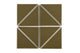 6" Triangle Original Ceramic Tile in Chaparral Gloss