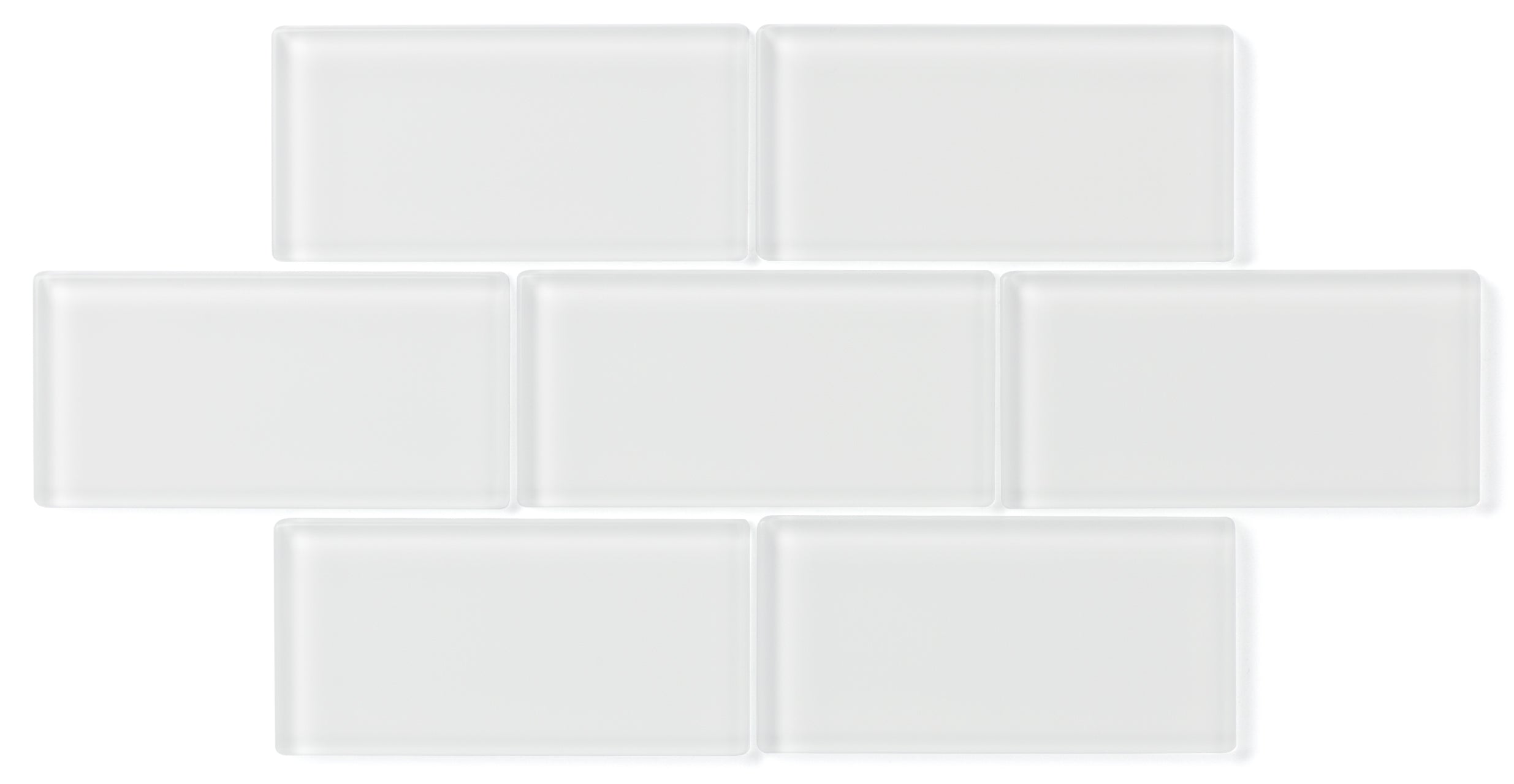 1x4 Herringbone Sheeted Glass Mosaic Tile in Egret Gloss