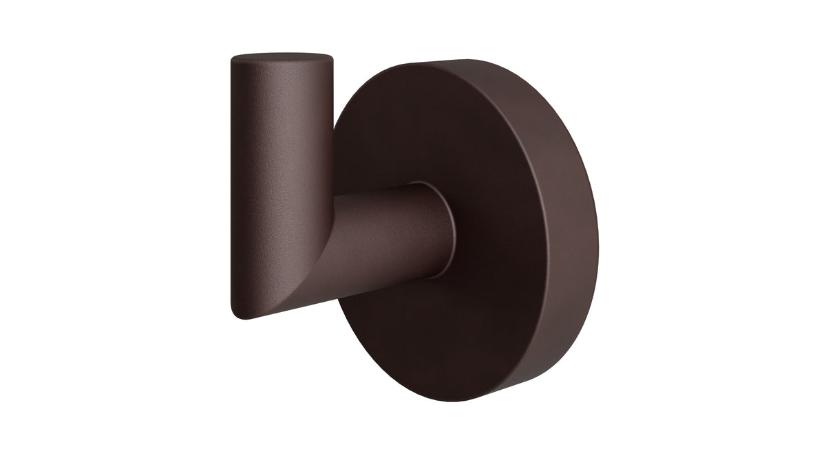 Contour Robe Hook in Architectural Copper