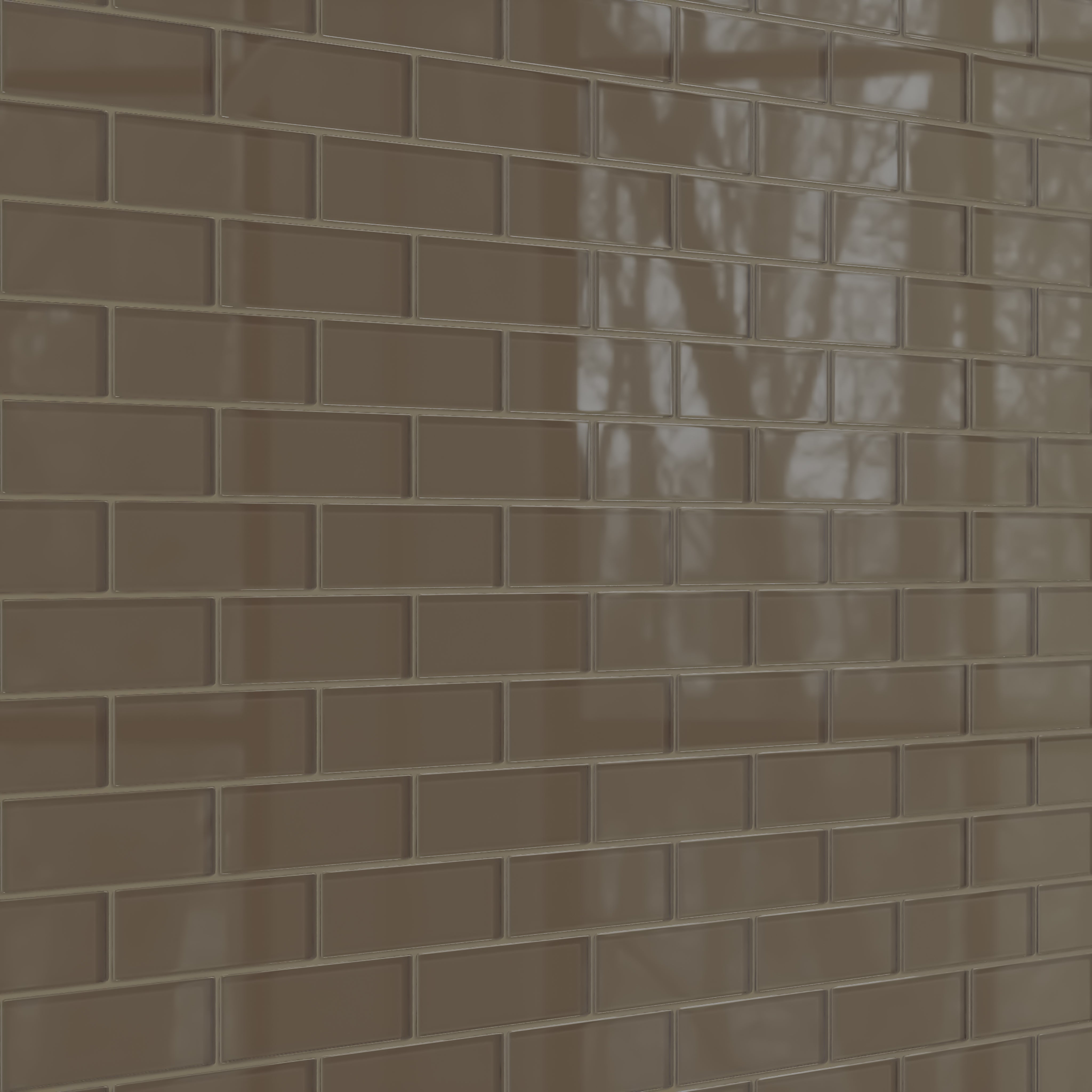 2x6 Glass Tile in Albatross Gloss