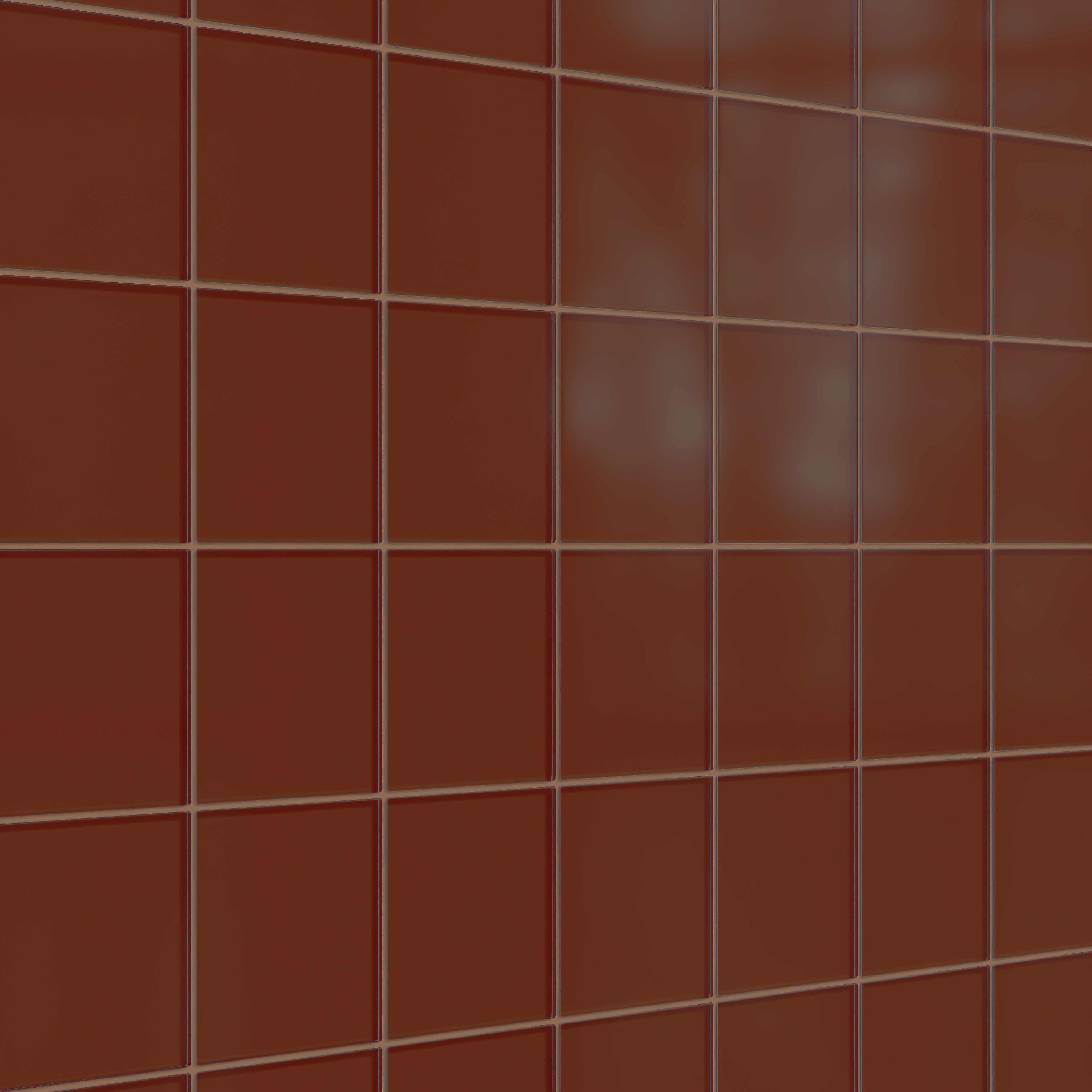 6x6 Glass Tile in Pheasant Matte