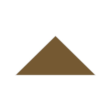 6" Triangle Original Ceramic Tile in Chaparral Matte