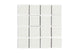 3x3 Straight Set Sheeted Original Ceramic Mosaic Tile in Limewash Gloss