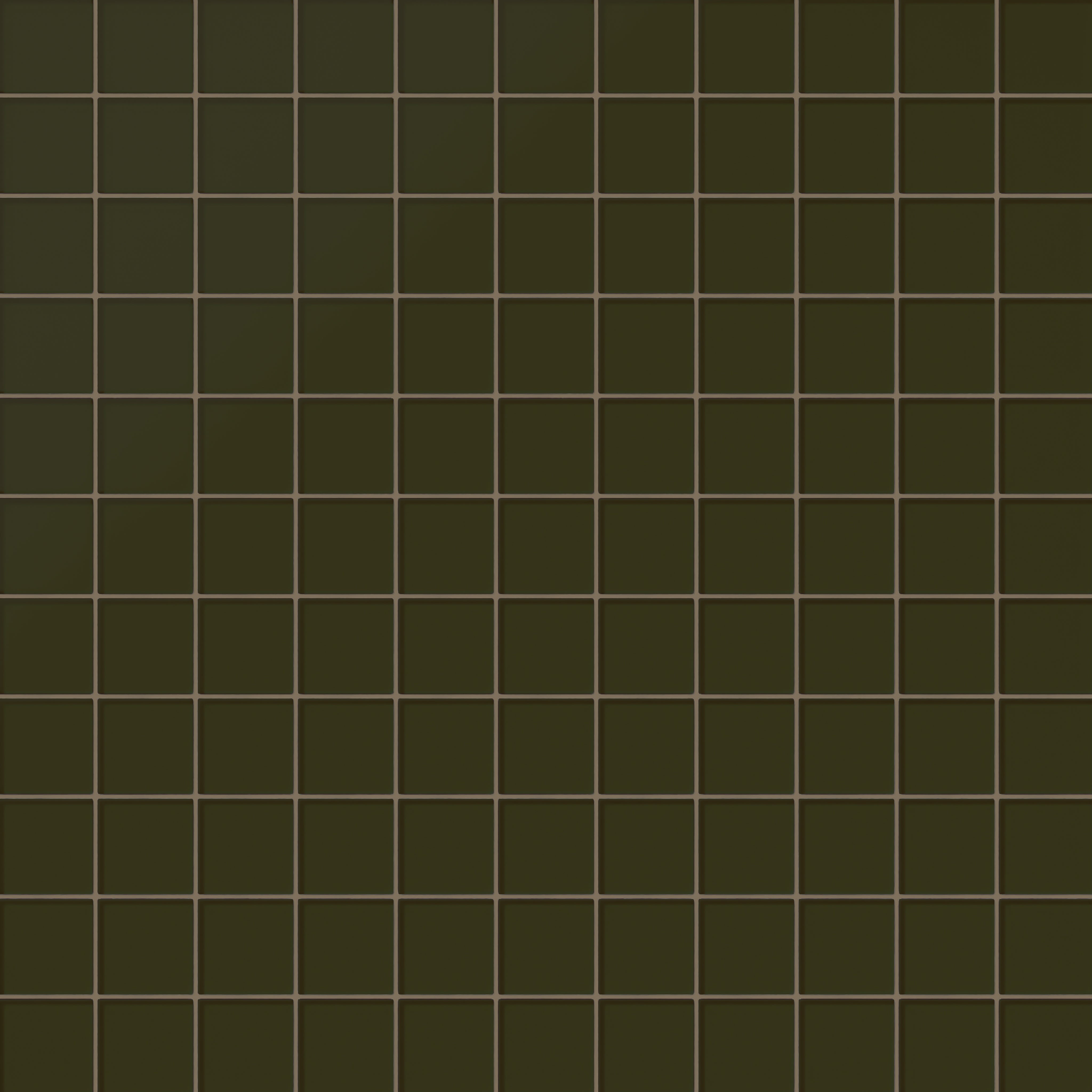 3x3 Straight Set Sheeted Glass Mosaic Tile in Catbird Matte
