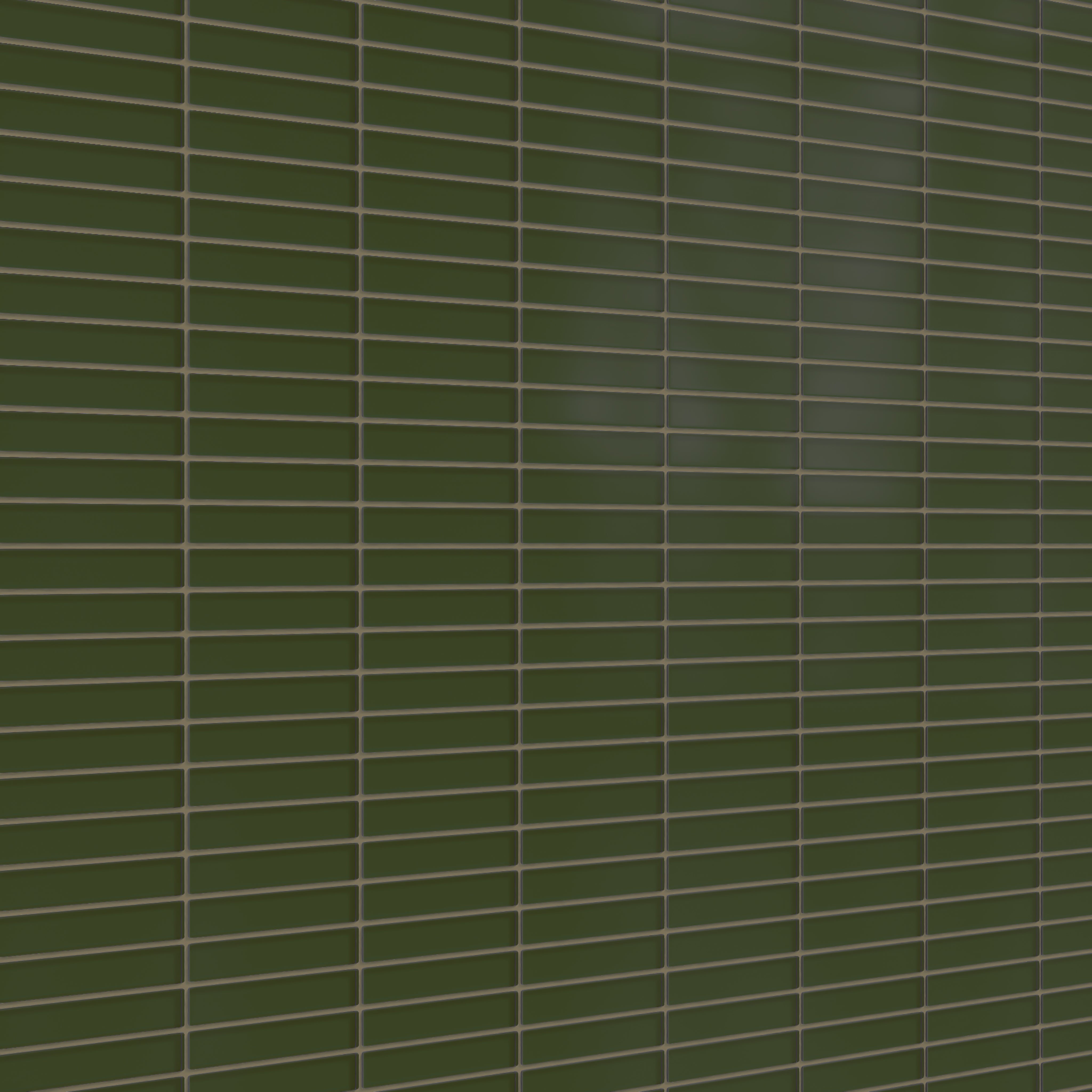 1x6 Straight Set Sheeted Glass Mosaic Tile in Starling Matte