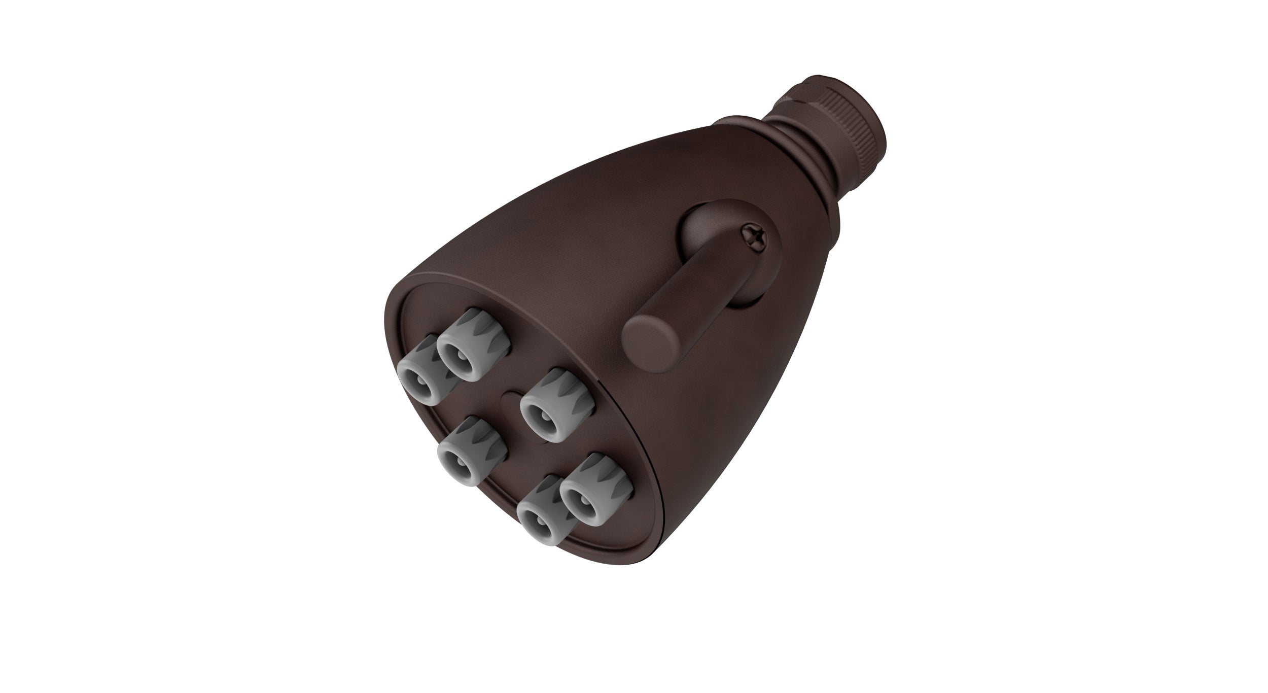 Shower Six Jet Shower Head in Architectural Copper