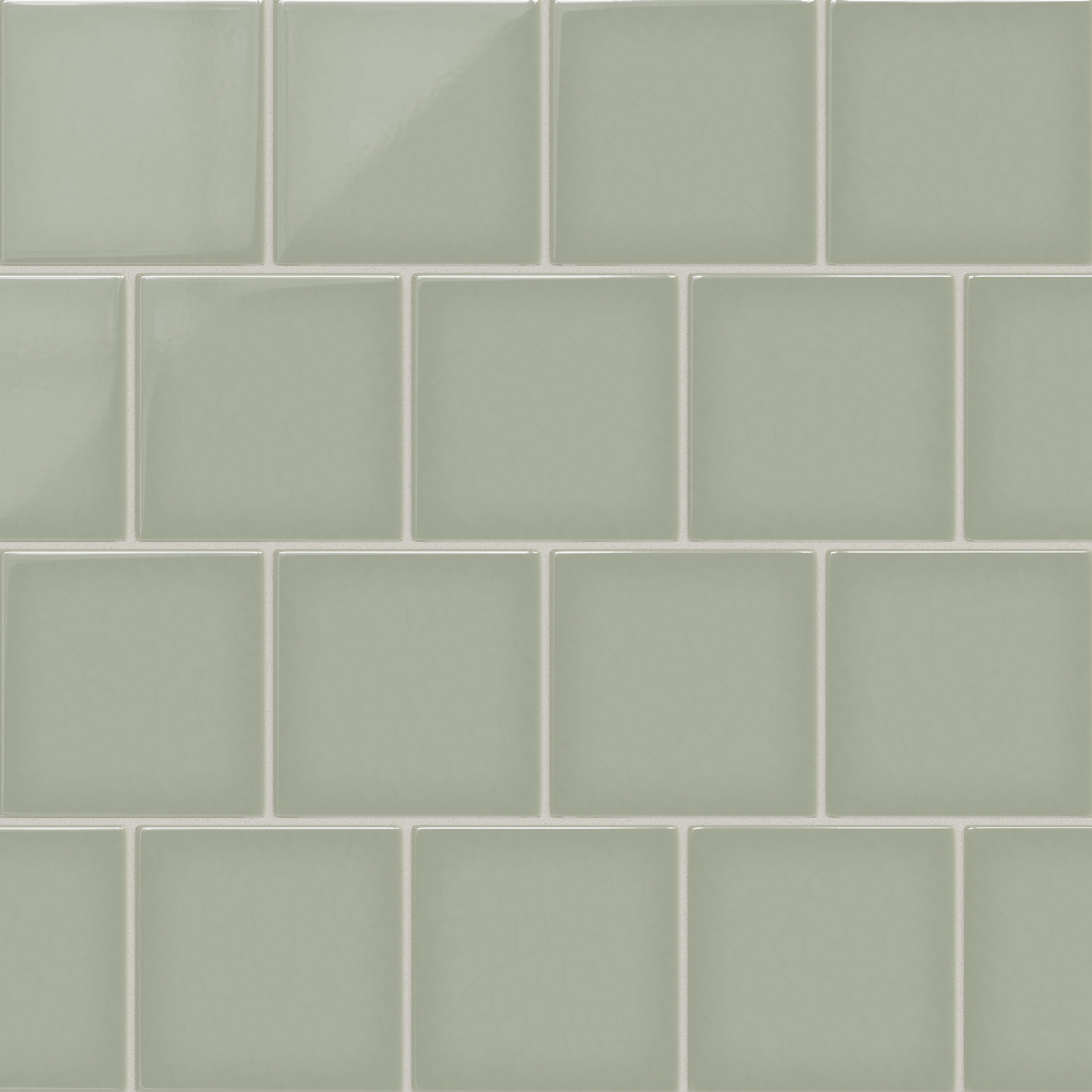 6x6 Original Ceramic Tile in Rosemary Gloss