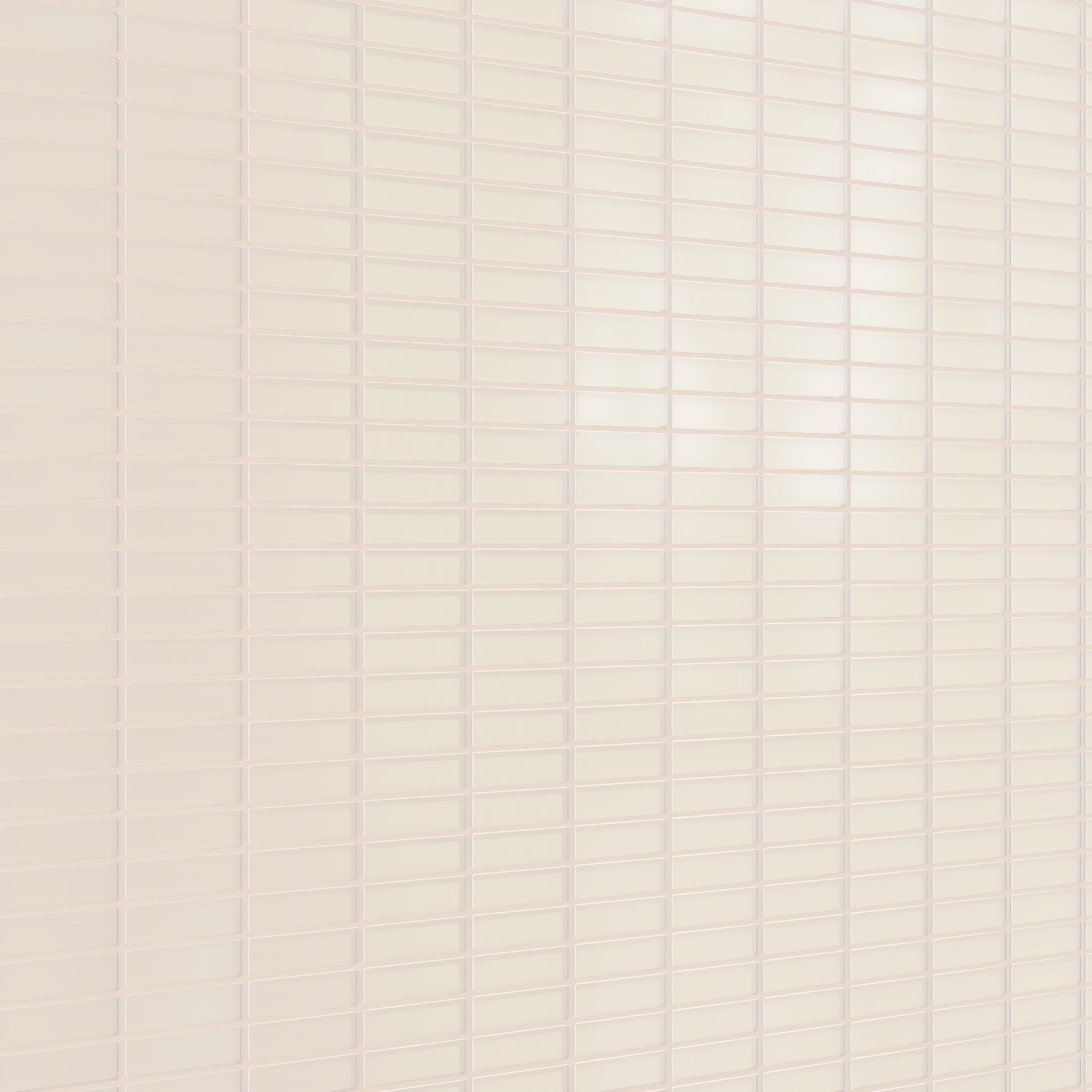 1x4 Straight Set Sheeted Glass Mosaic Tile in Sandpiper Matte