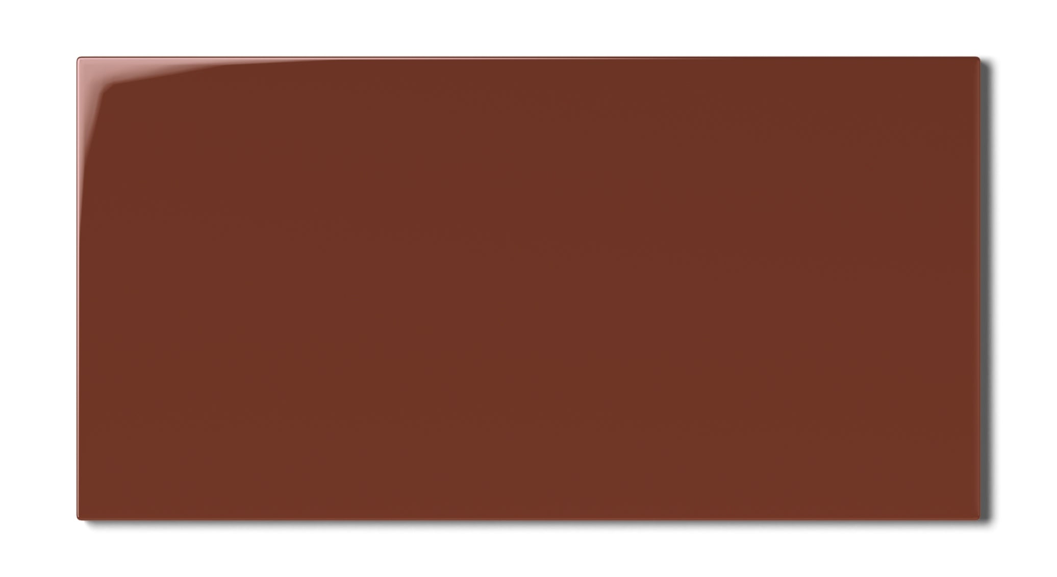 12x24 Natural Press Ceramic Tile in Red Iron Oxide Gloss
