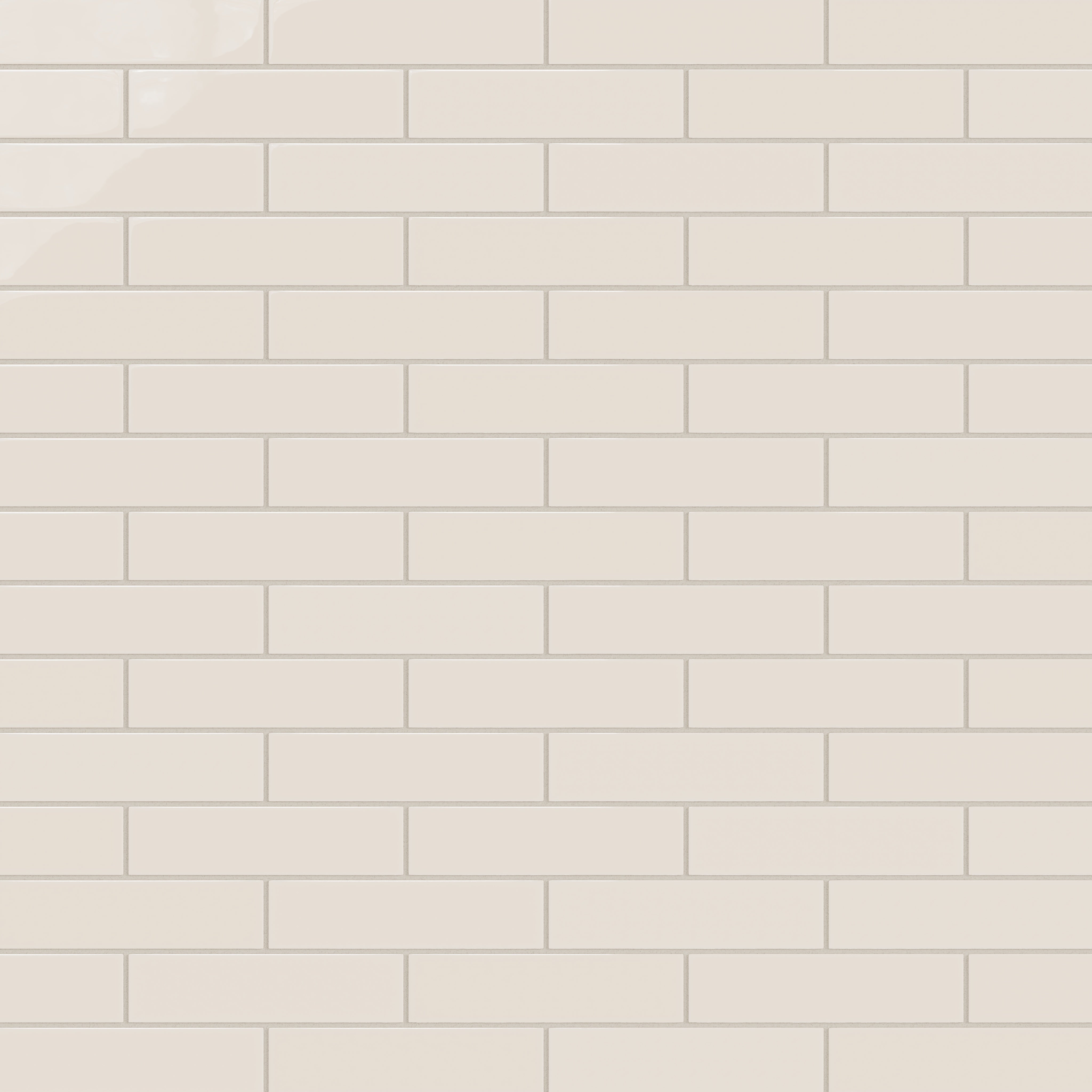 2x8 Natural Press Ceramic Tile in Pearl Gloss