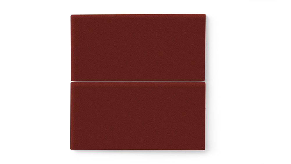 6x12 Original Ceramic Tile in Vintage Leather Matte - Fireclay Tile