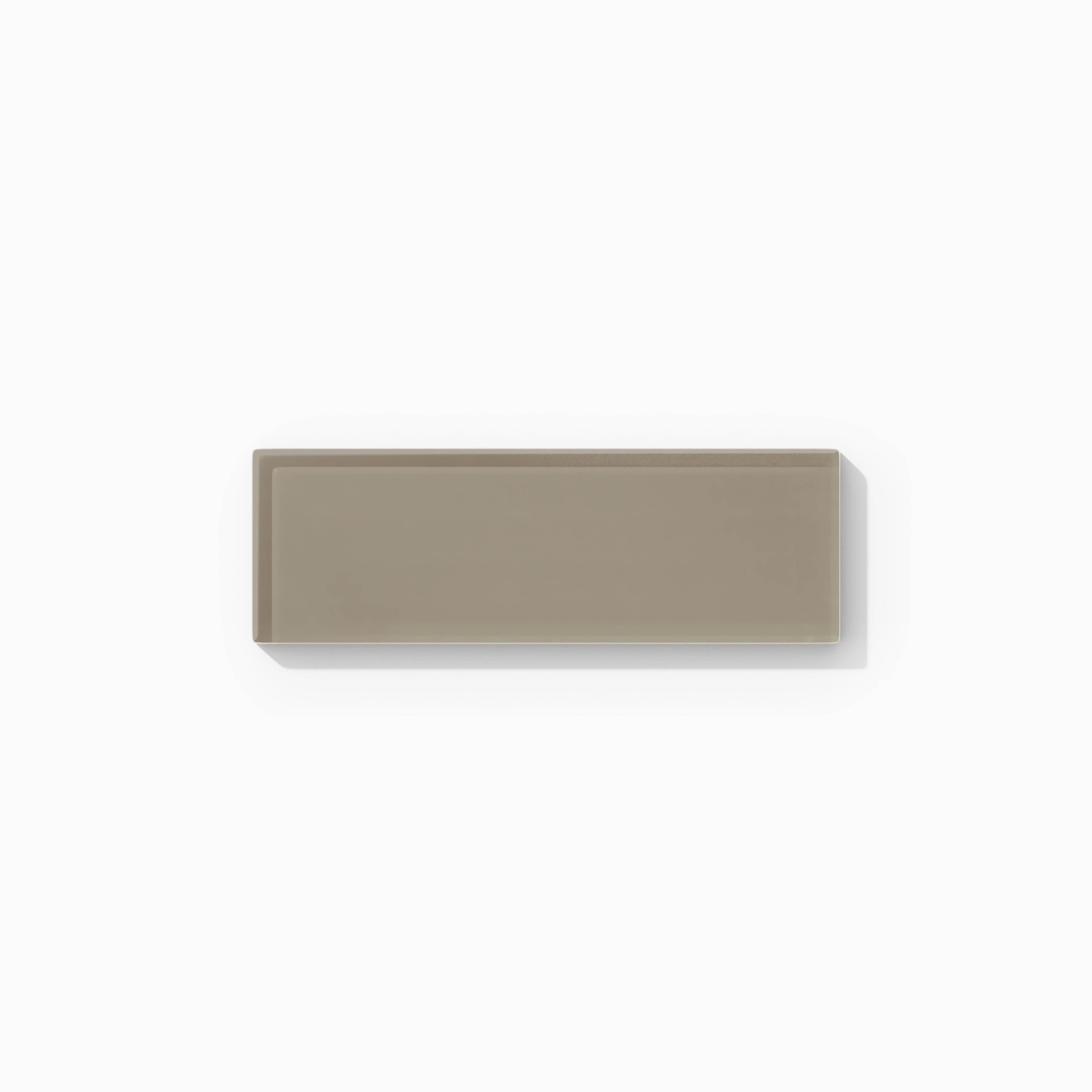 2x6 Glass Tile in Quail Matte