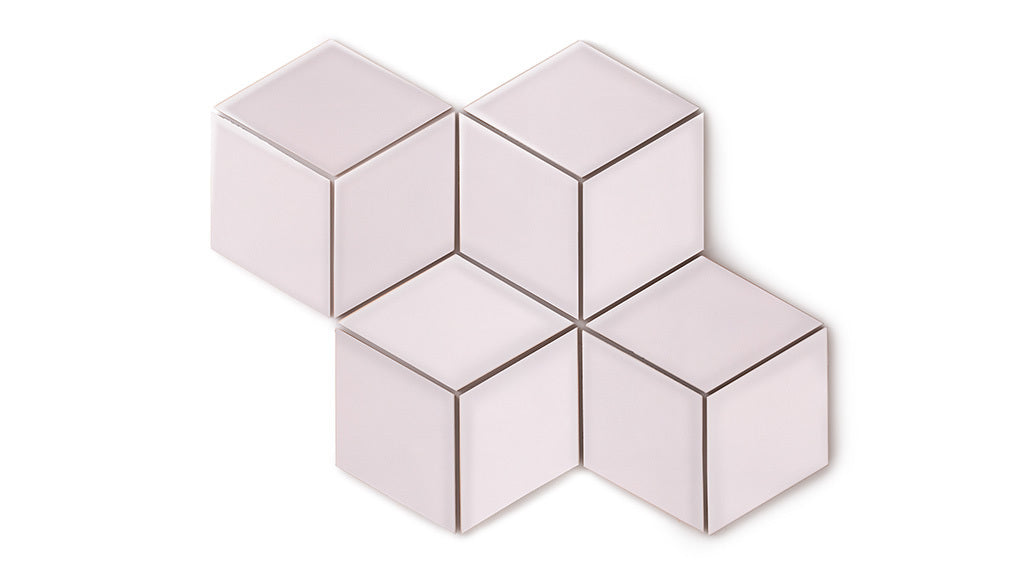 Large Diamond Original Ceramic Tile in Evening Glow Gloss