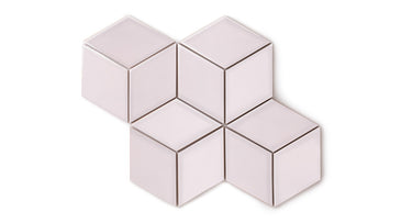 Large Diamond Original Ceramic Tile in Evening Glow Gloss