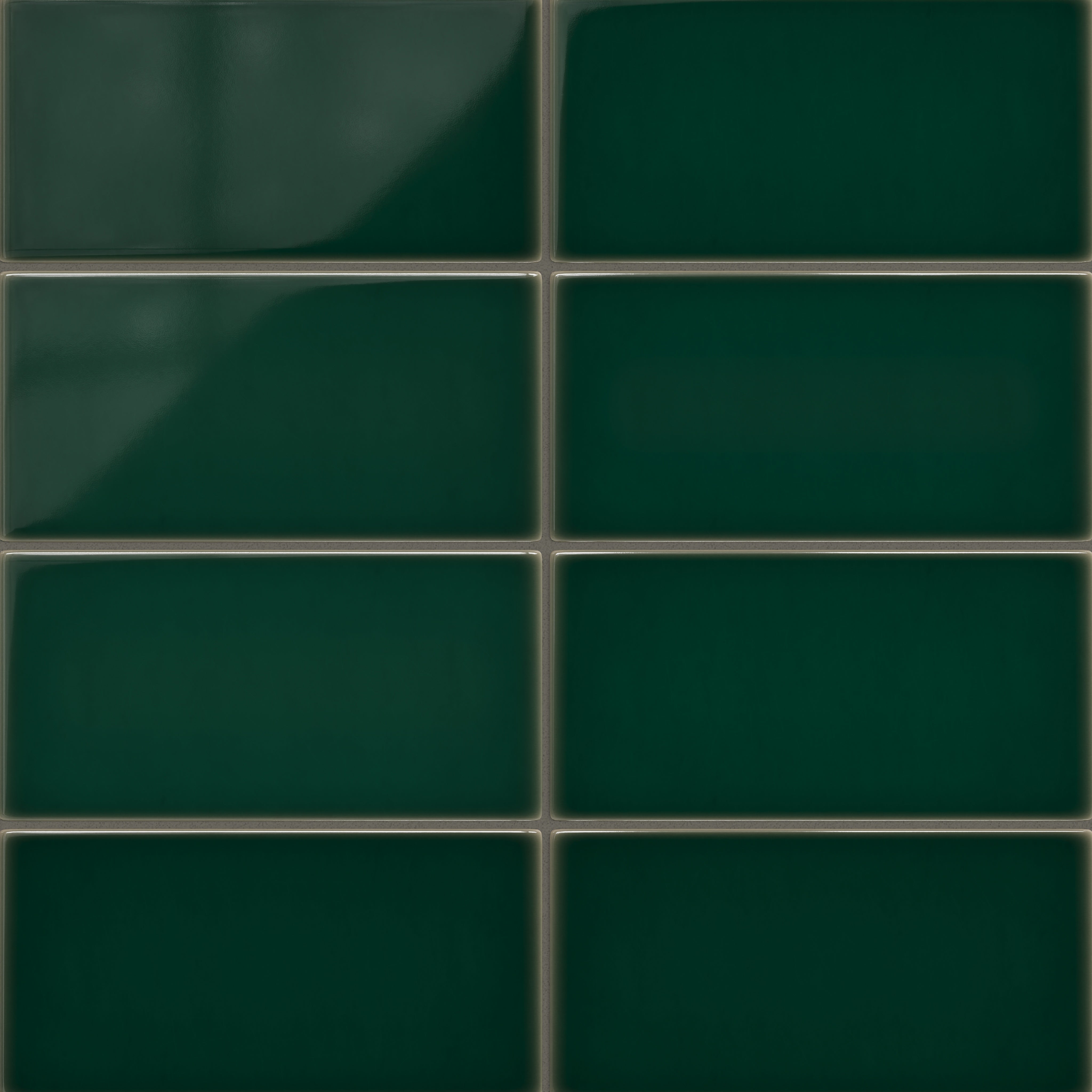 6x12 Original Ceramic Tile in Evergreen Gloss