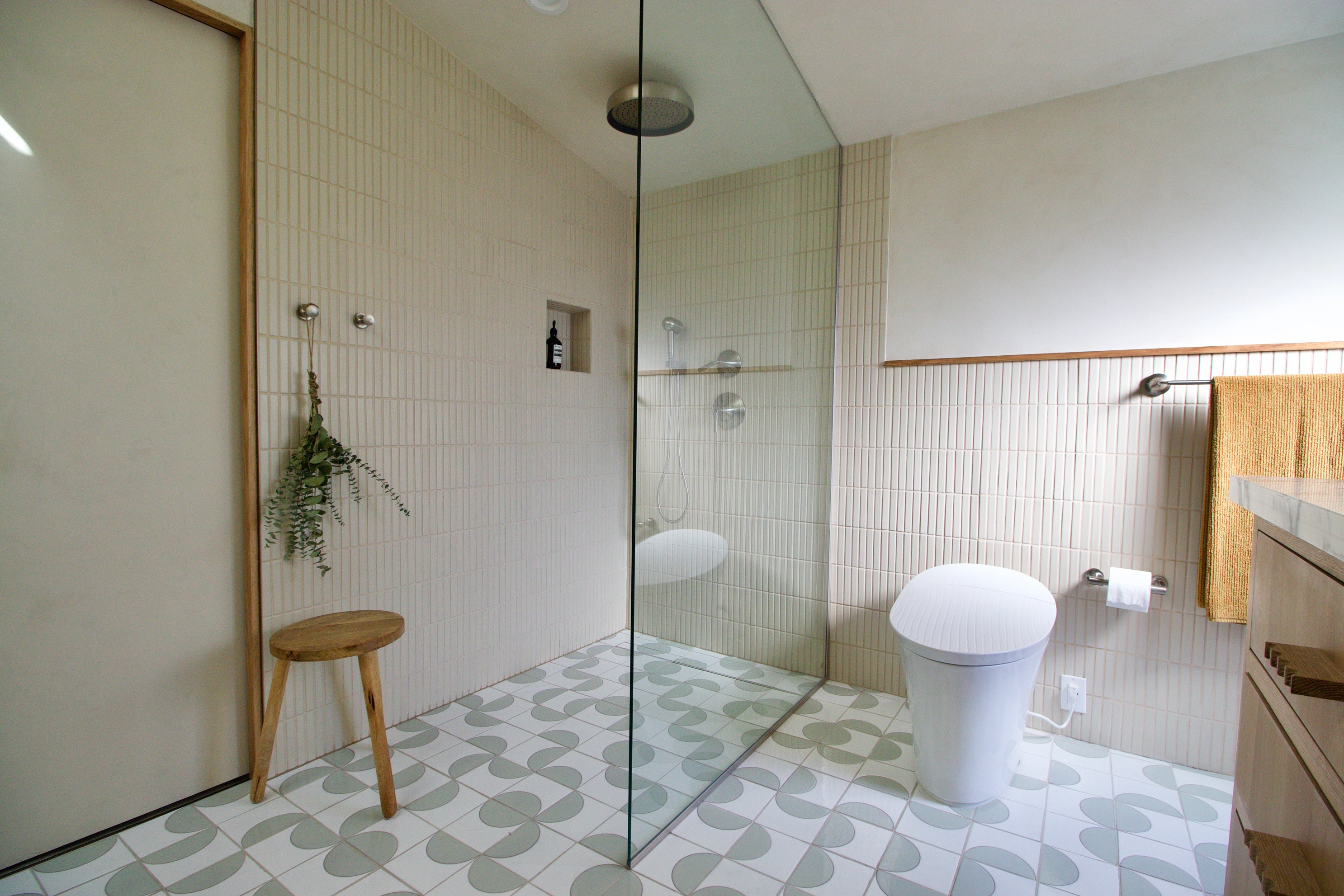 1x6 Straight Set Sheeted Original Ceramic Mosaic Tile in Ivory Matte