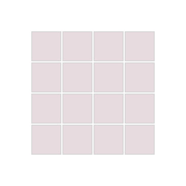 2x2 Straight Set Sheeted Original Ceramic Mosaic Tile in Evening Glow Matte