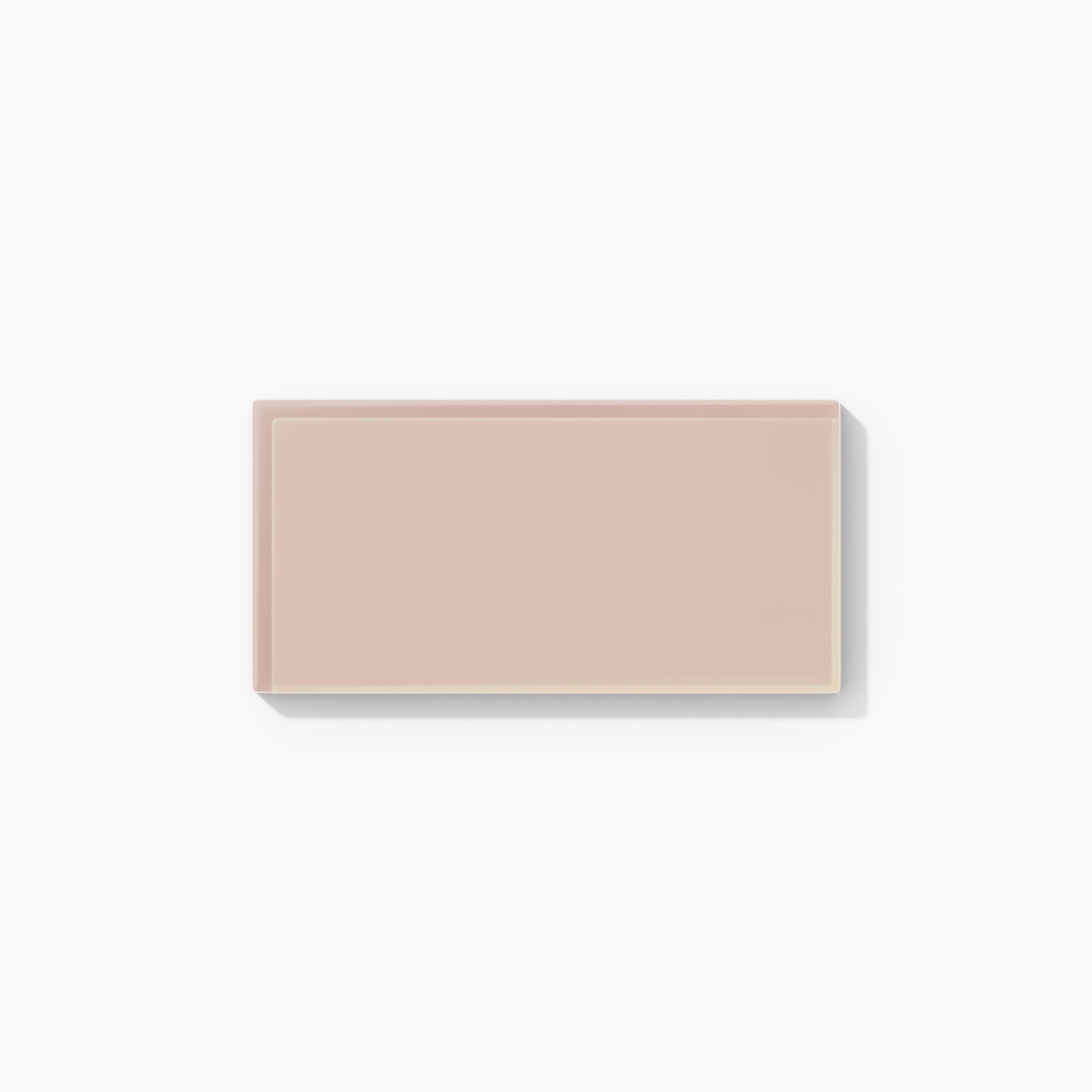 3x6 Glass Tile in Rosy Finch Matte