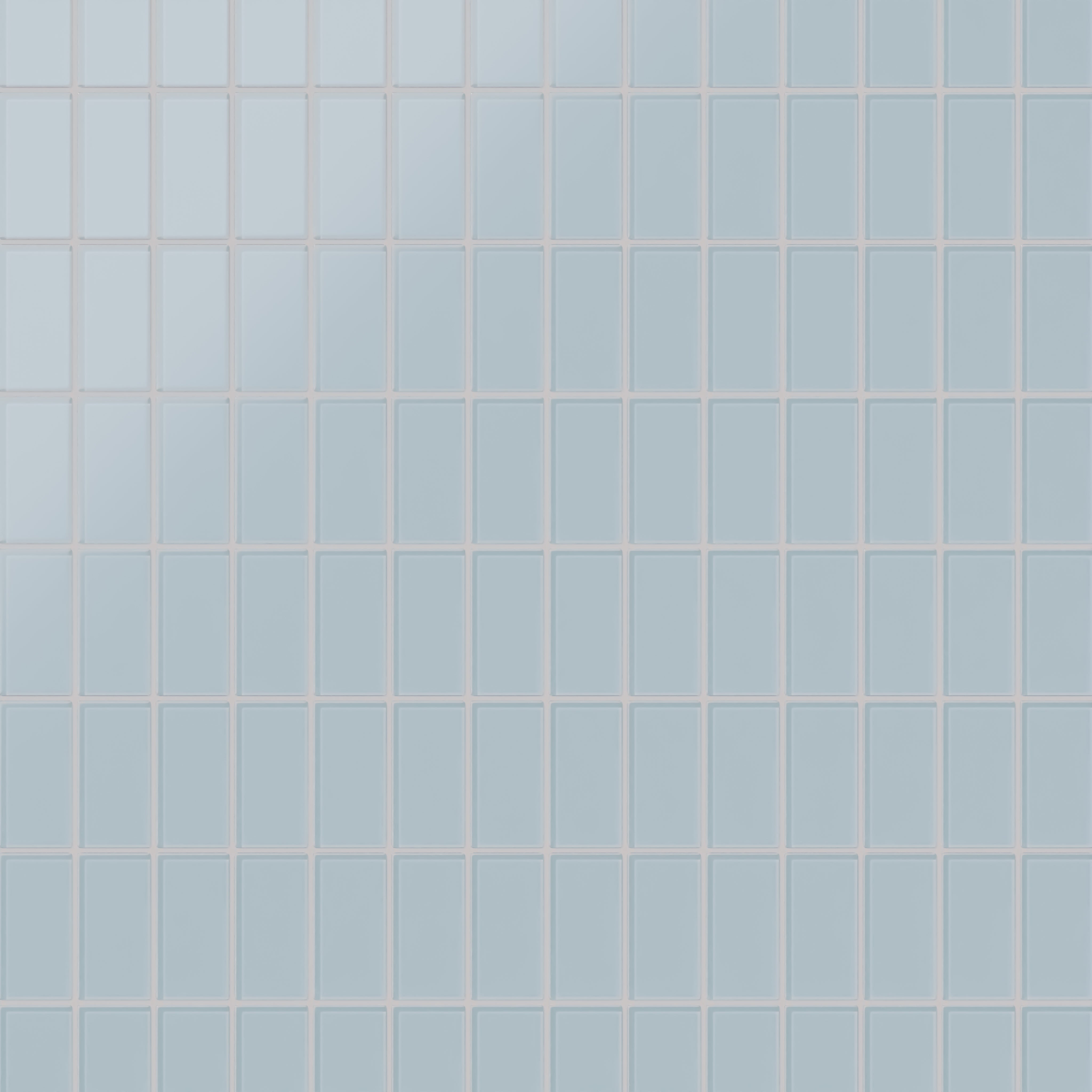 2x4 Straight Set Sheeted Glass Mosaic Tile in Partridge Matte