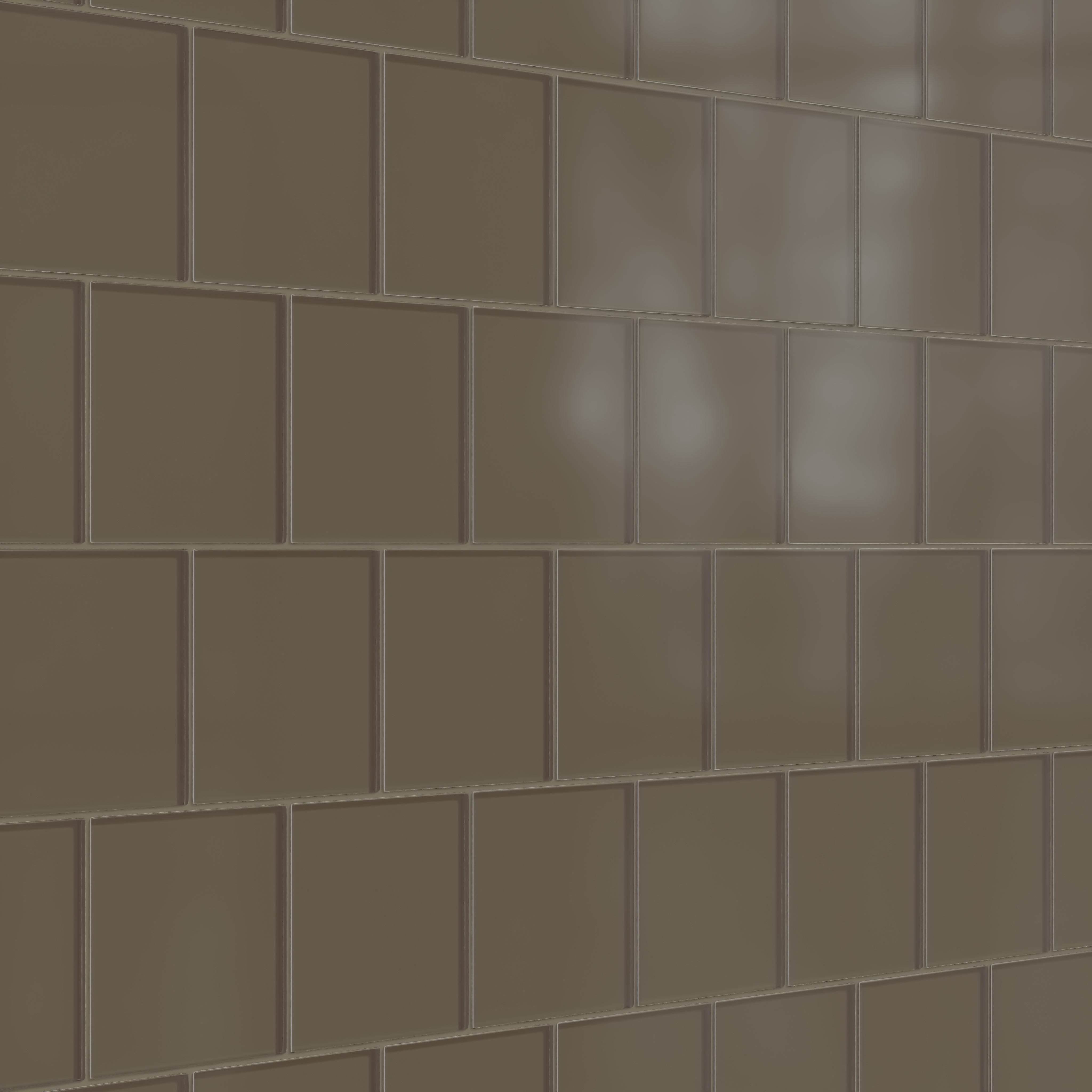 6x6 Glass Tile in Albatross Matte