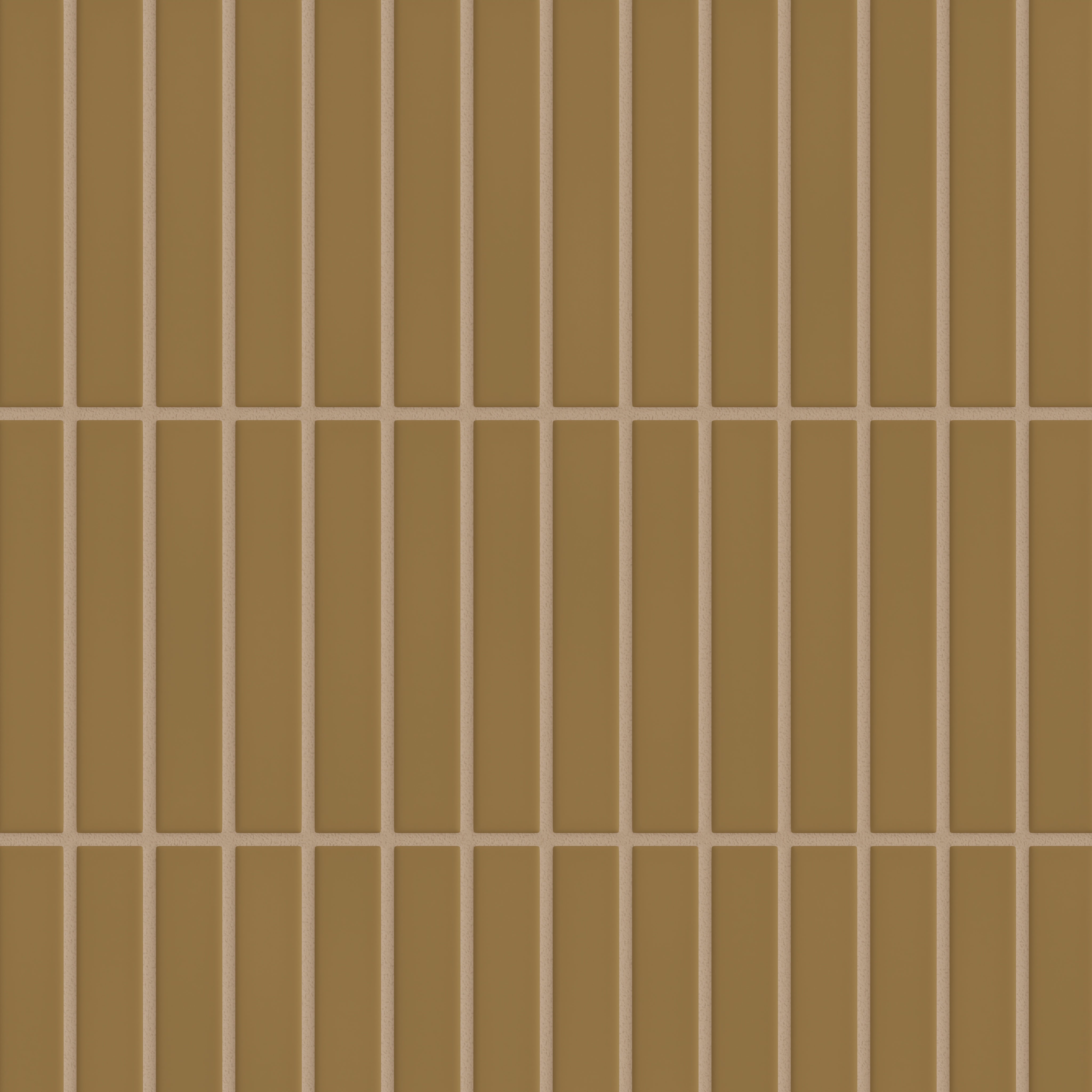 1x6 Straight Set Sheeted Original Ceramic Mosaic Tile in Chaparral Matte