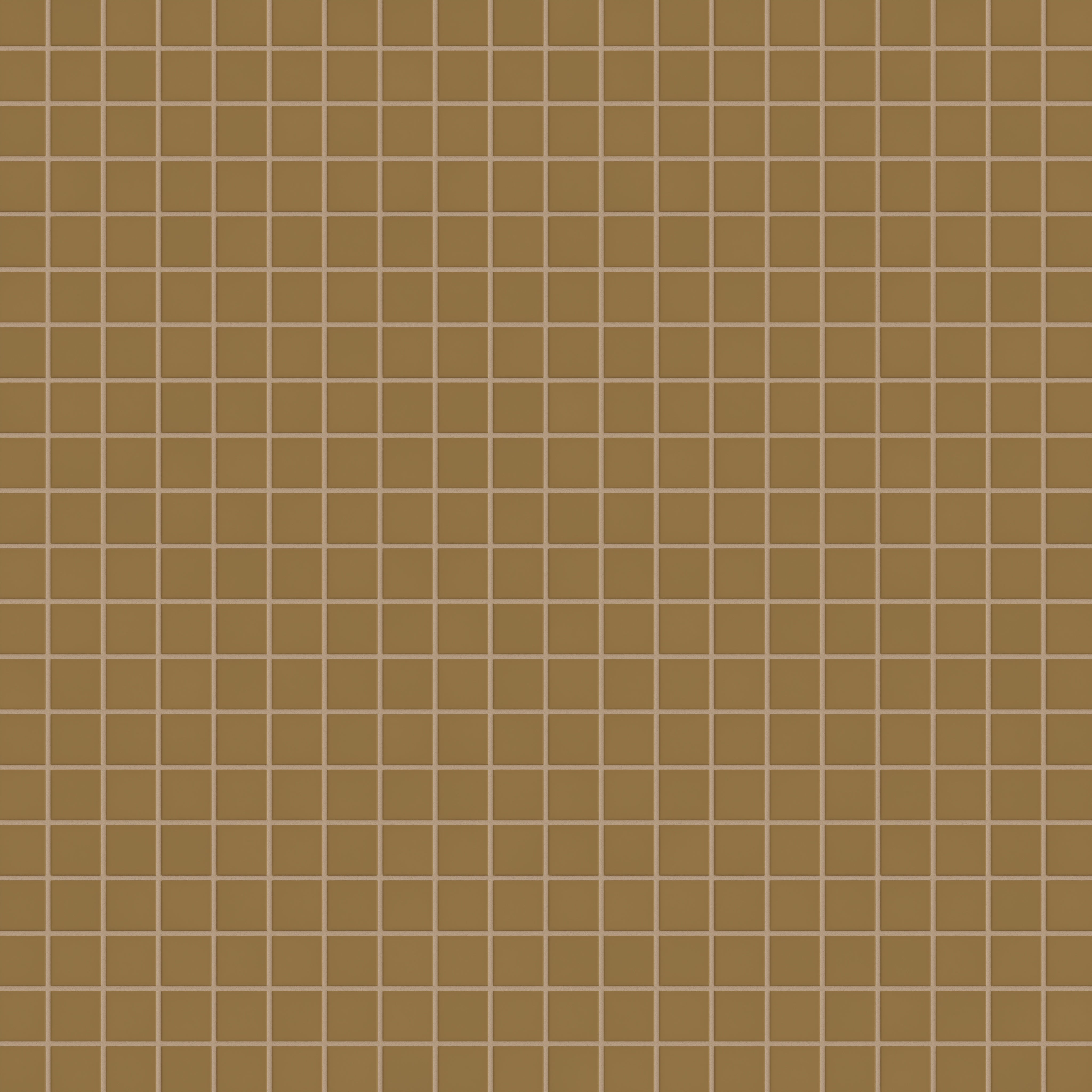 2x2 Straight Set Sheeted Original Ceramic Mosaic Tile in Chaparral Matte