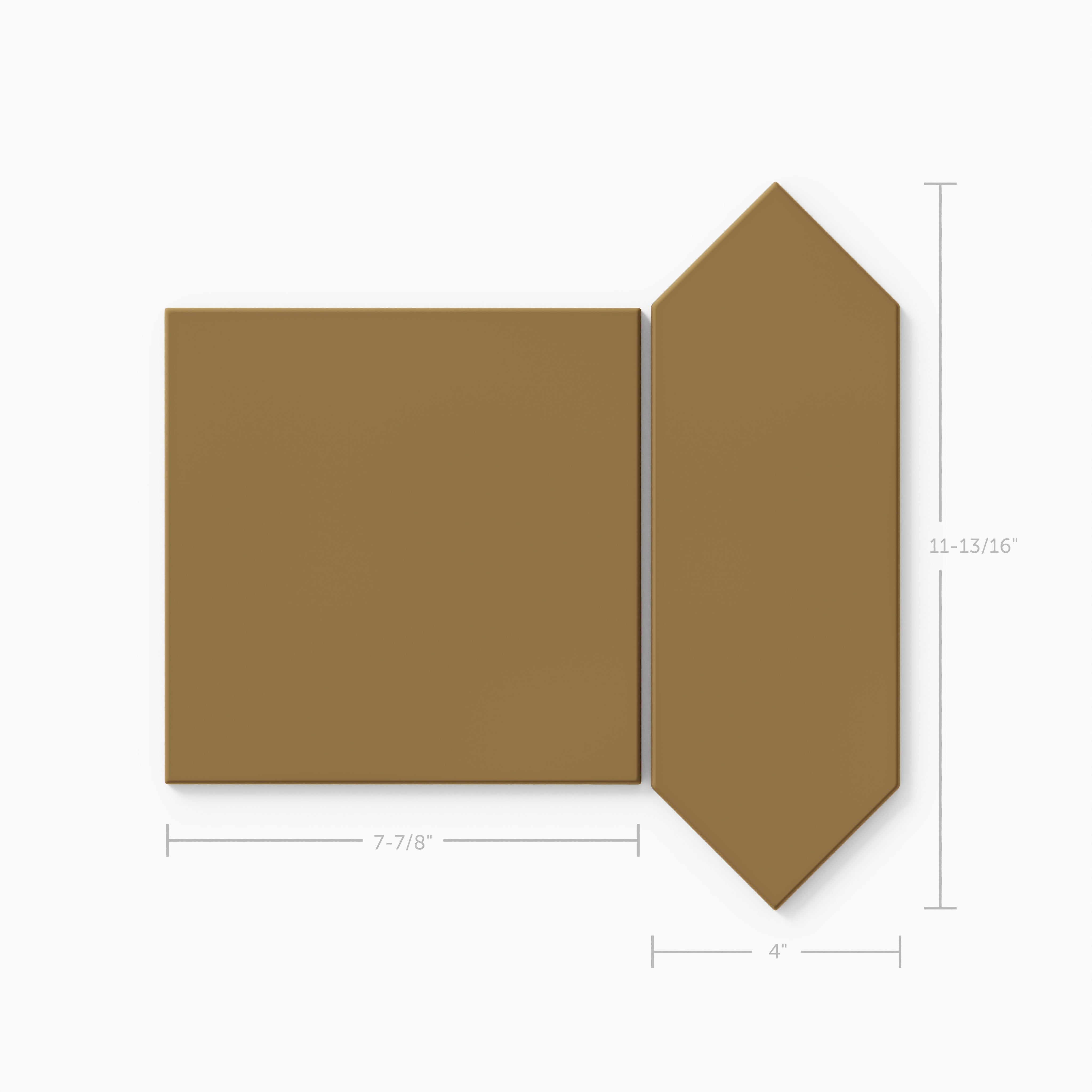 Atrium Original Ceramic Tile in Chaparral Matte