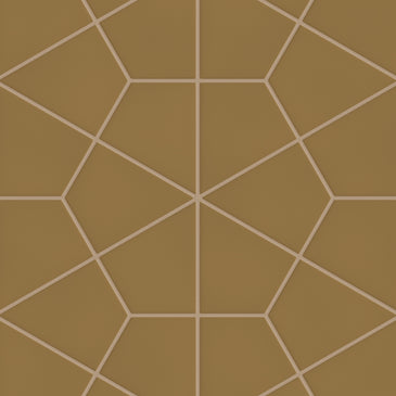 Hexite Original Ceramic Tile in Chaparral Matte