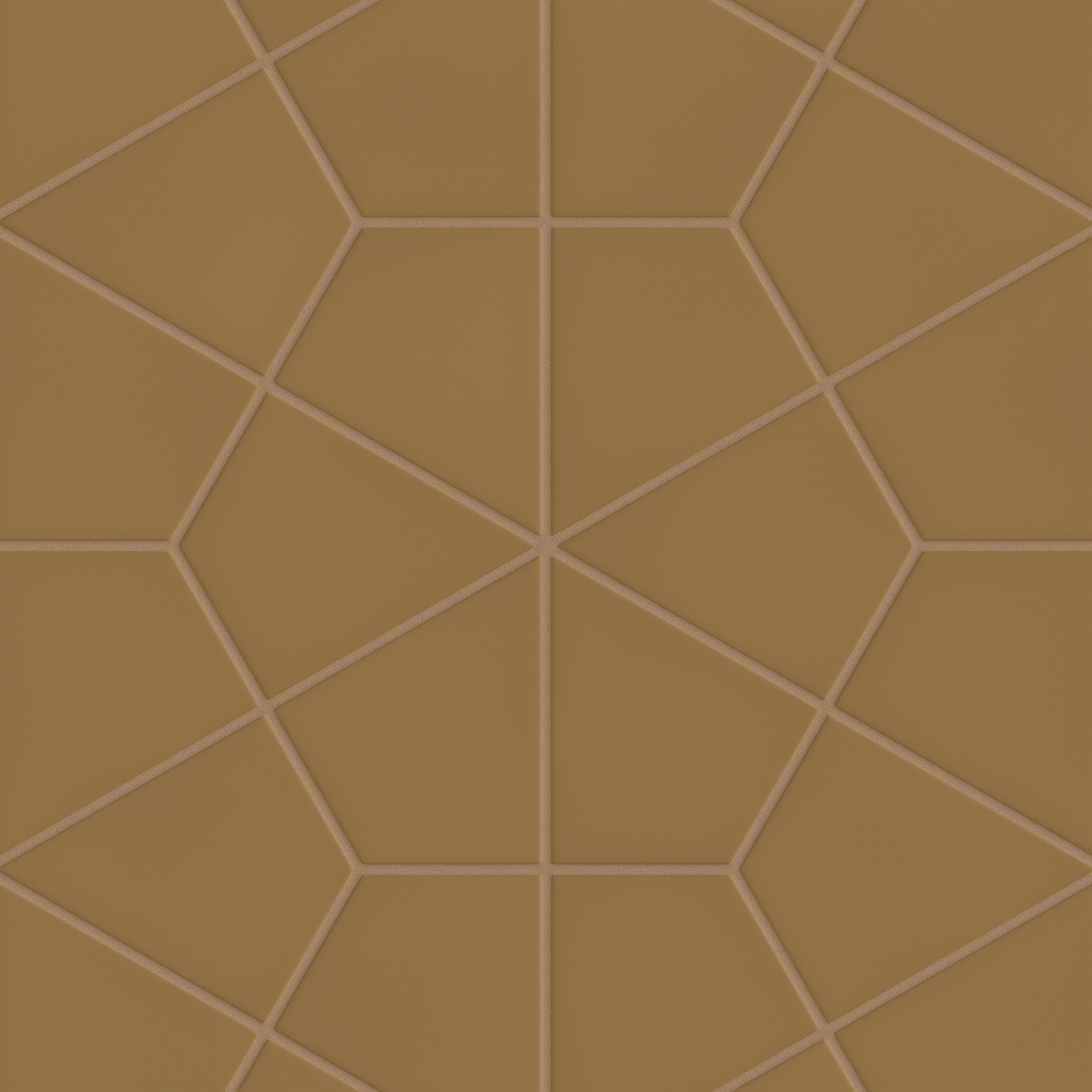 Hexite Original Ceramic Tile in Chaparral Matte