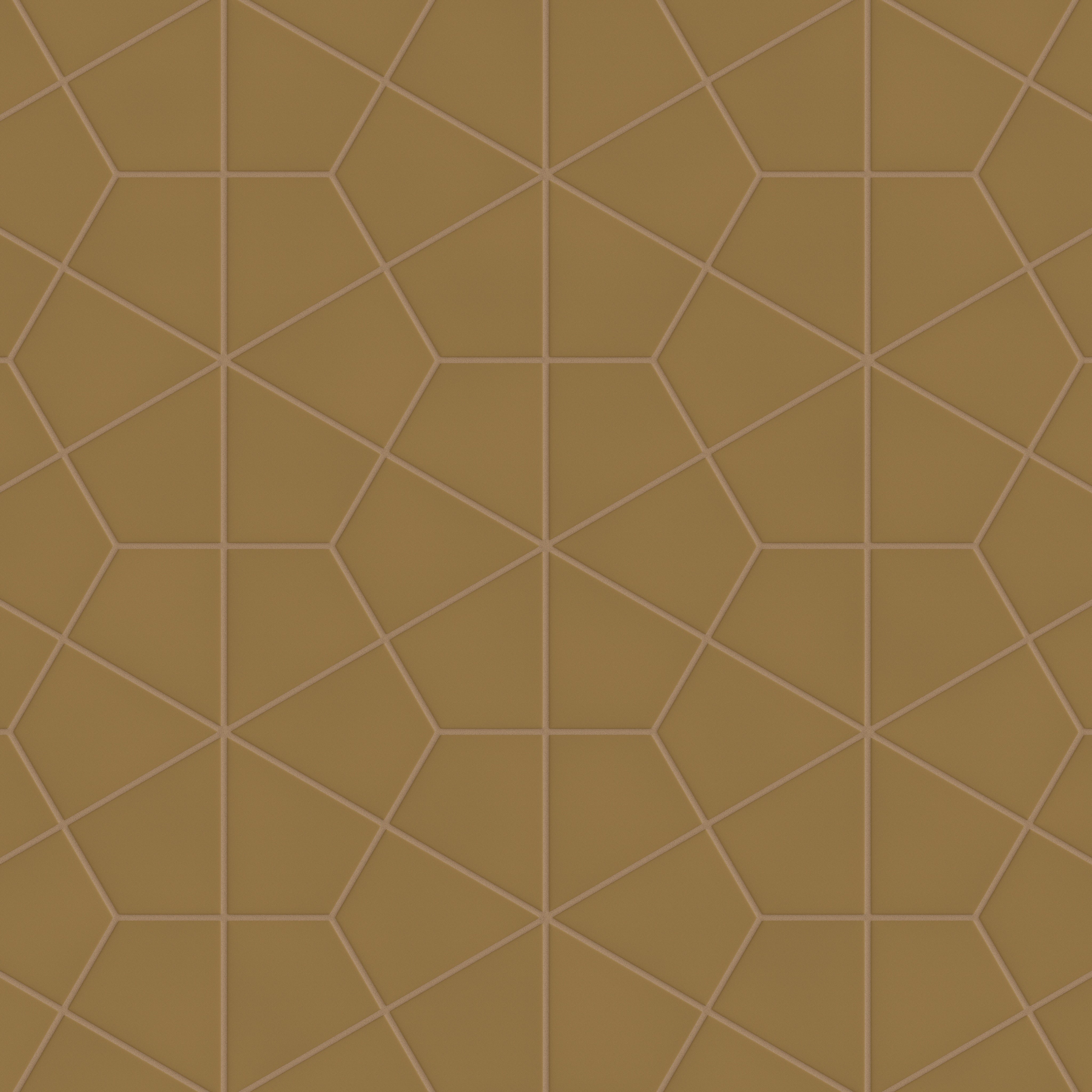 Hexite Original Ceramic Tile in Chaparral Matte