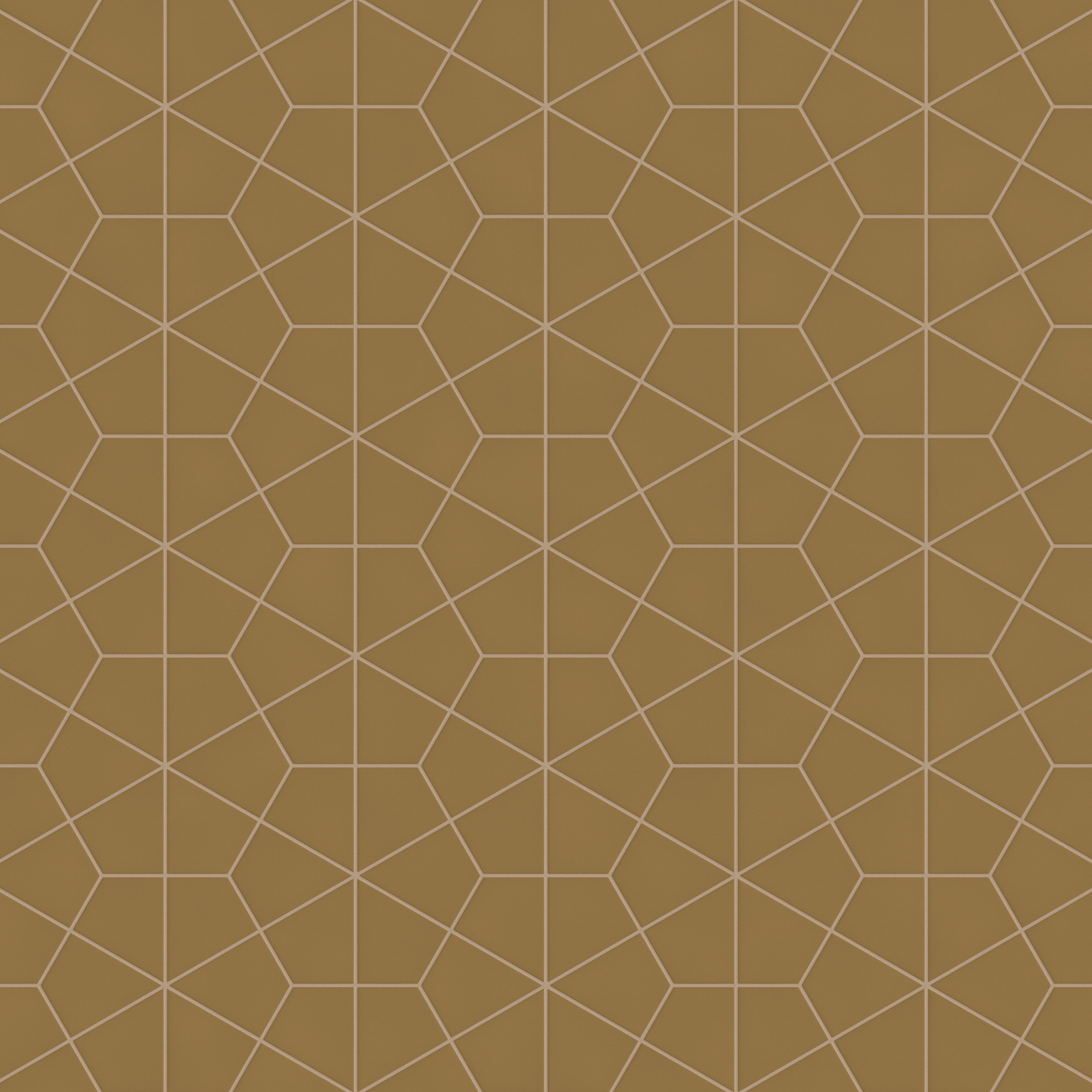 Hexite Original Ceramic Tile in Chaparral Matte