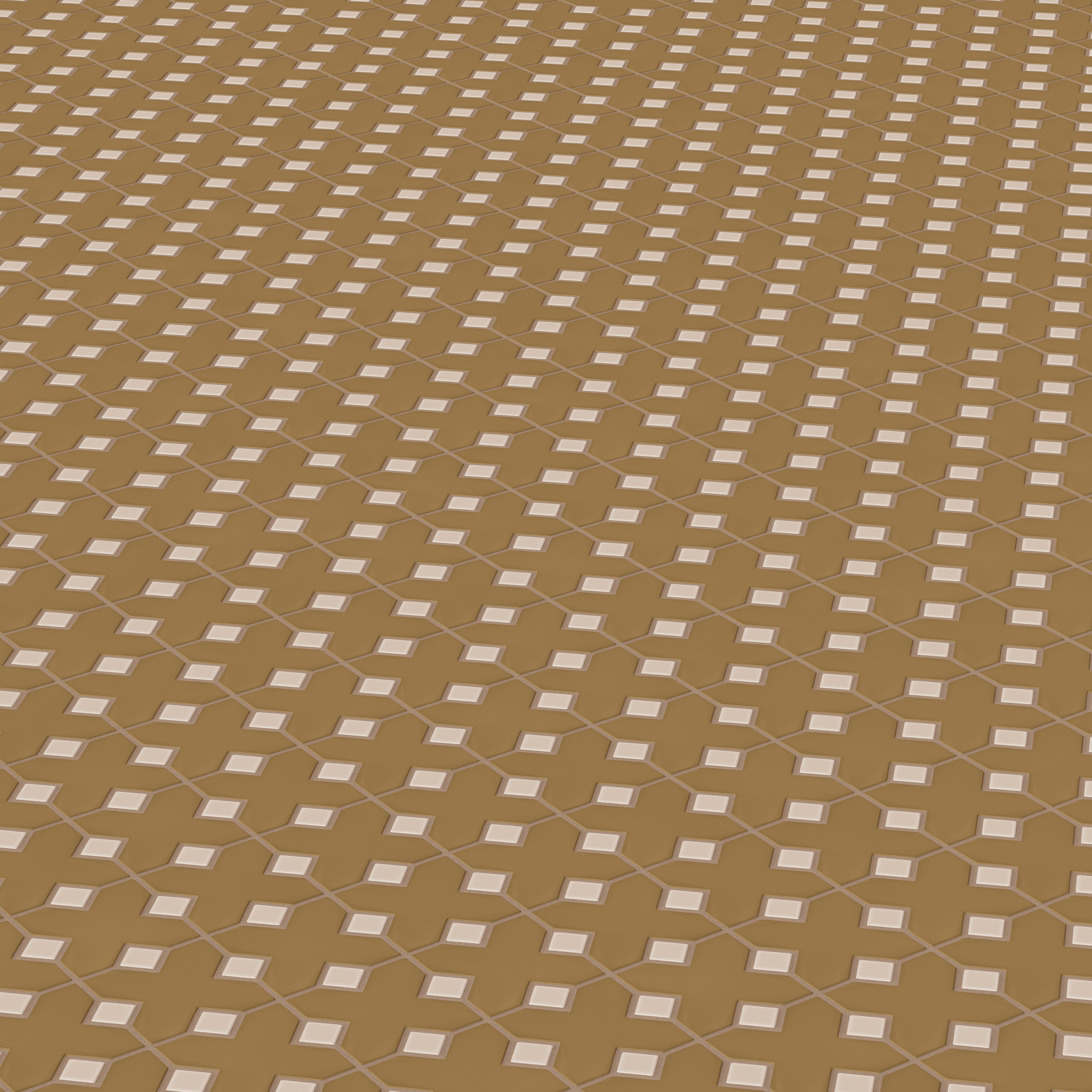Hacienda Sheeted Original Ceramic Tile in Chaparral Matte & Sweet Pea Matte
