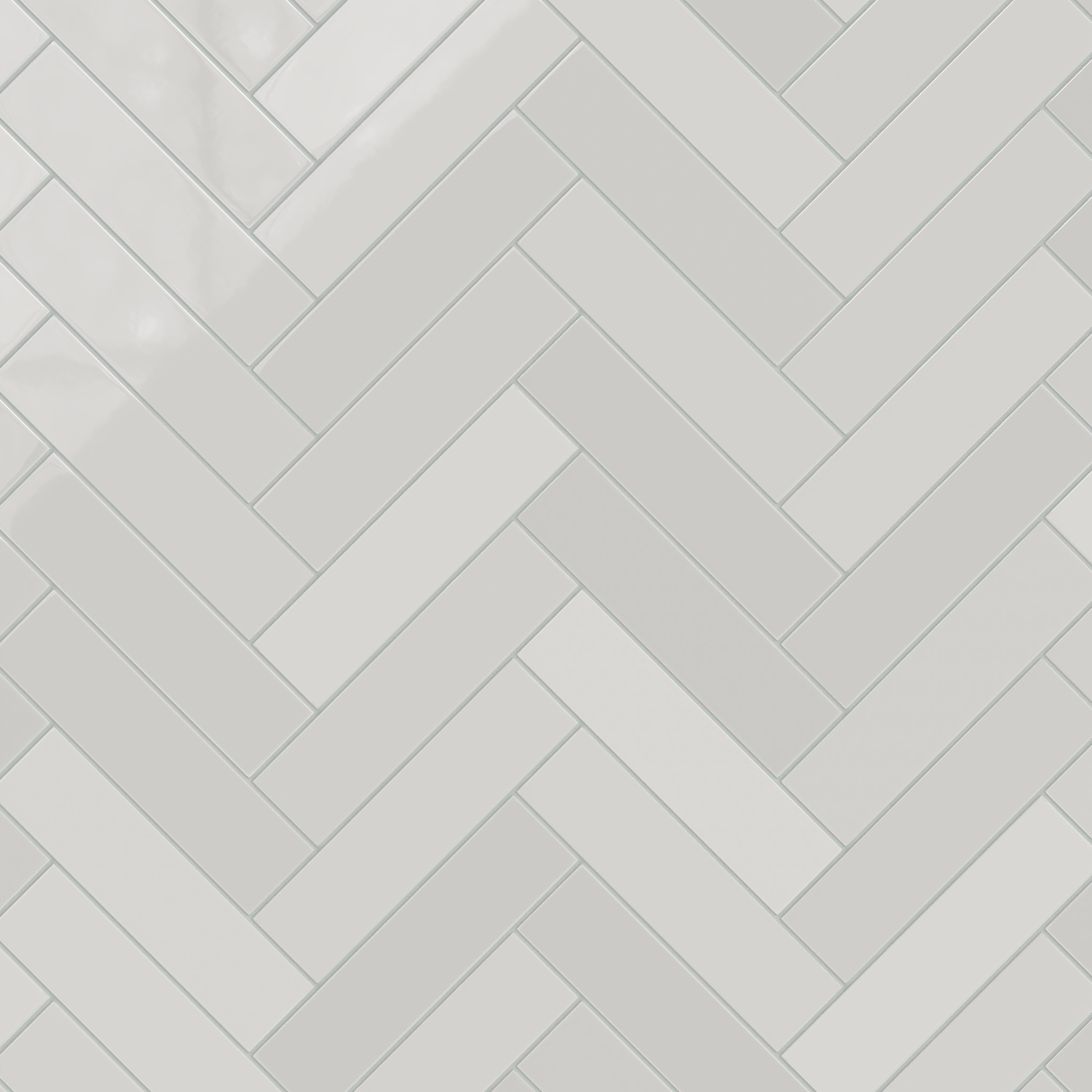 3x12 Natural Press Ceramic Tile in Cloud Cover Gloss
