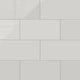 6x12 Natural Press Ceramic Tile in Cloud Cover Gloss