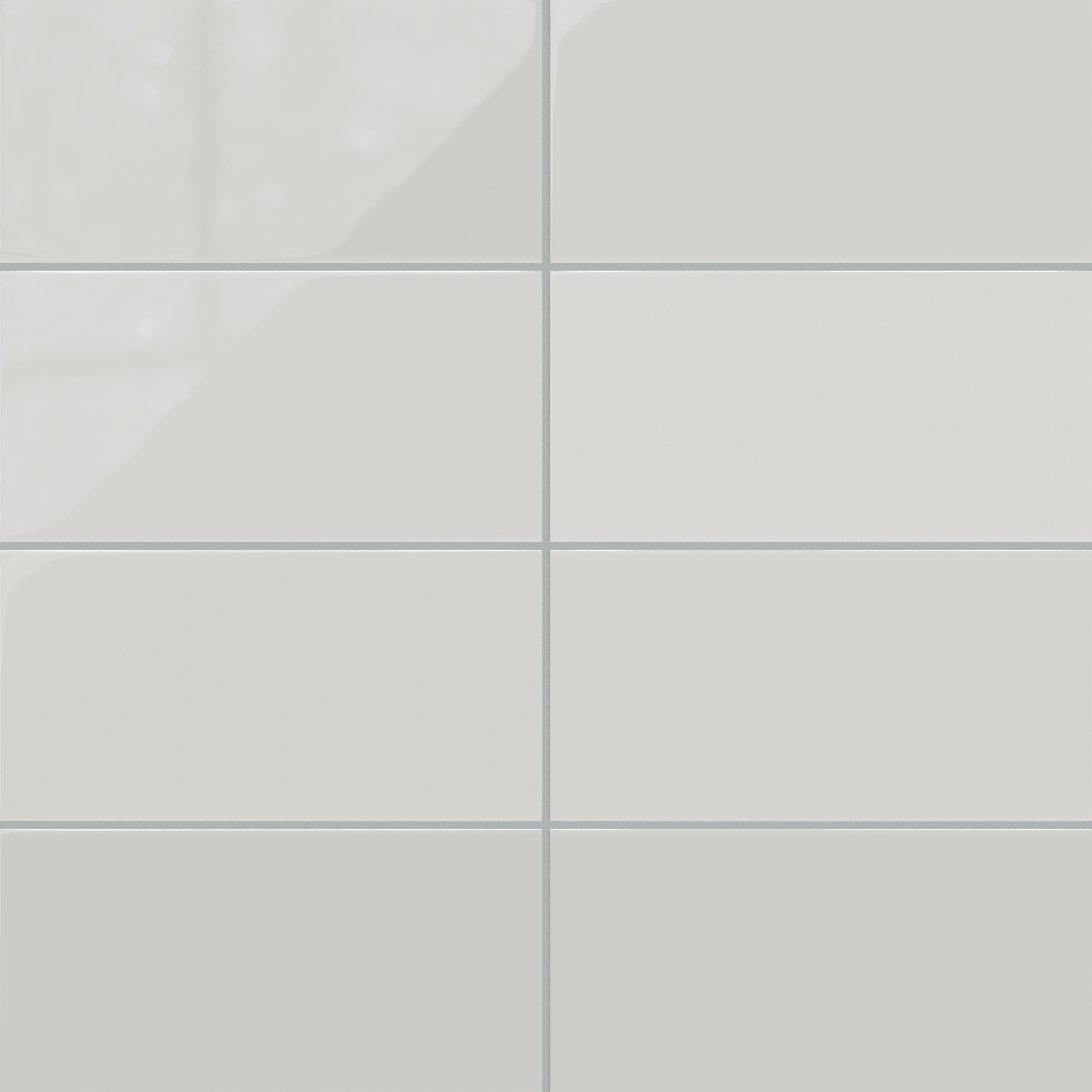 6x12 Natural Press Ceramic Tile in Cloud Cover Gloss