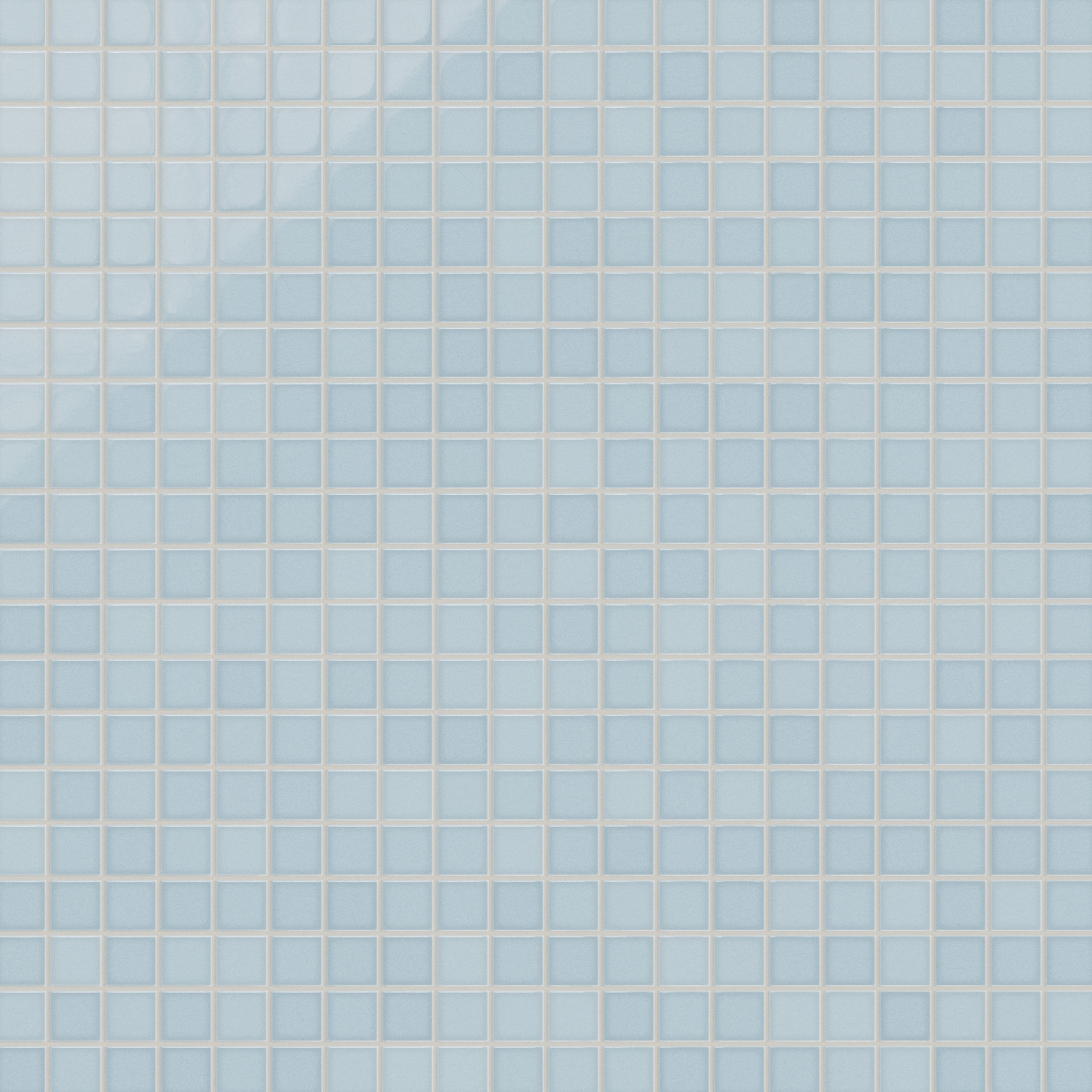 2x2 Straight Set Sheeted Original Ceramic Mosaic Tile in Crater Lake Gloss