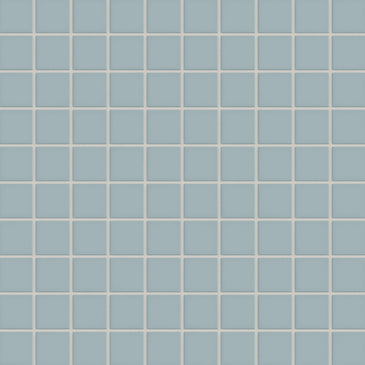 2x2 Straight Set Sheeted Original Ceramic Mosaic Tile in Crater Lake Matte