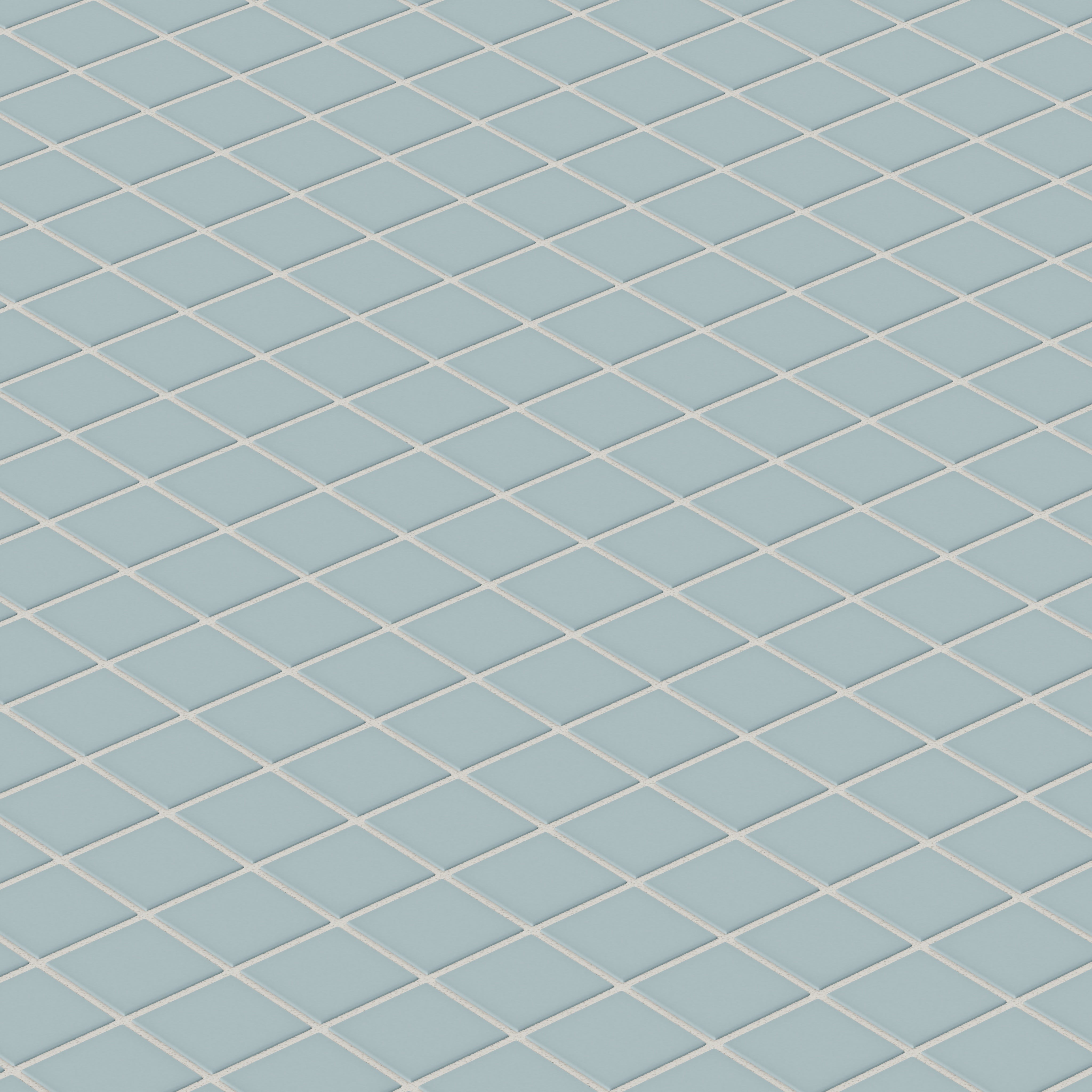 2x2 Straight Set Sheeted Original Ceramic Mosaic Tile in Crater Lake Matte