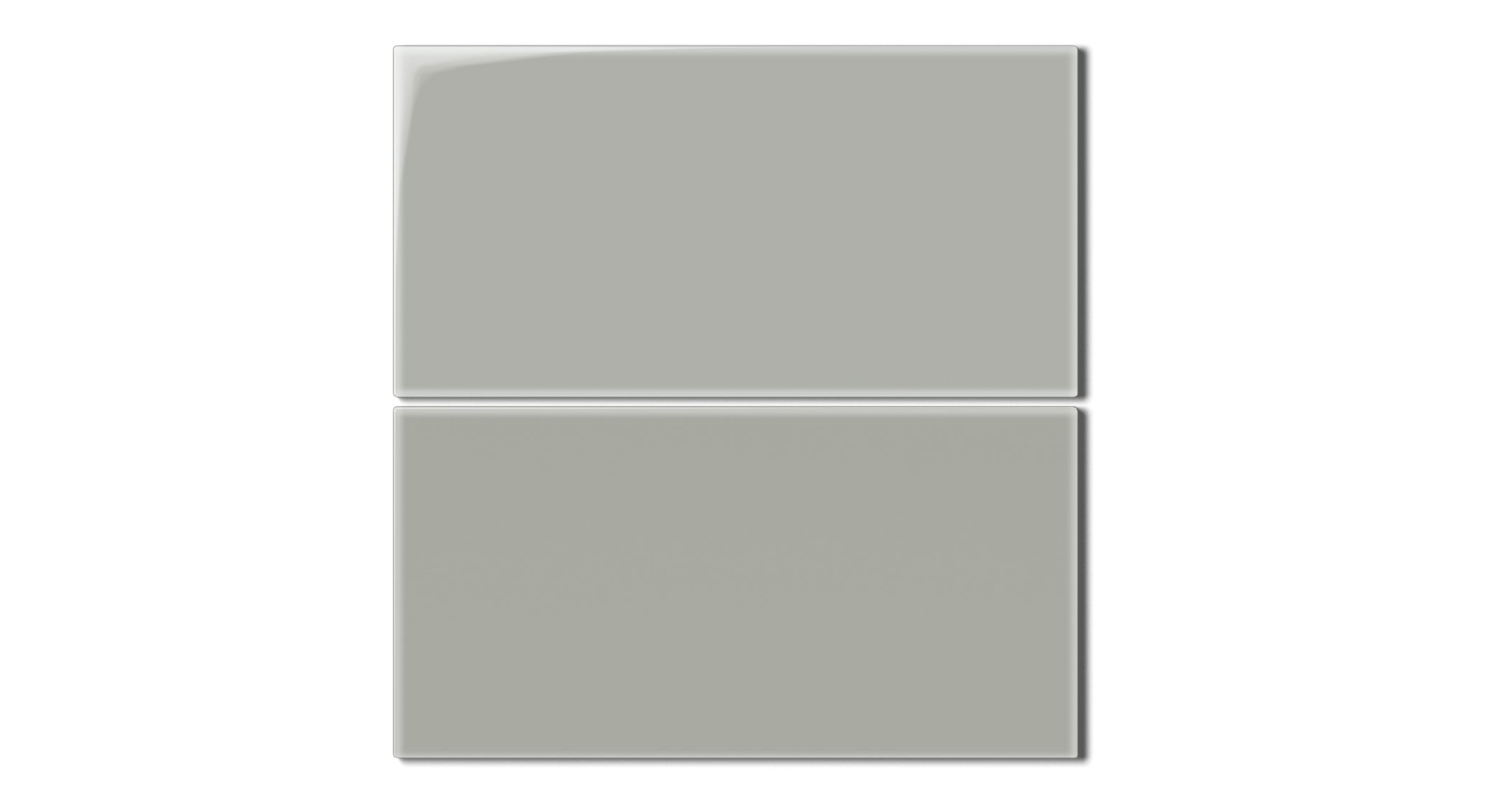 6x12 Natural Press Ceramic Tile in Alberta Blue Gloss - Fireclay Tile
