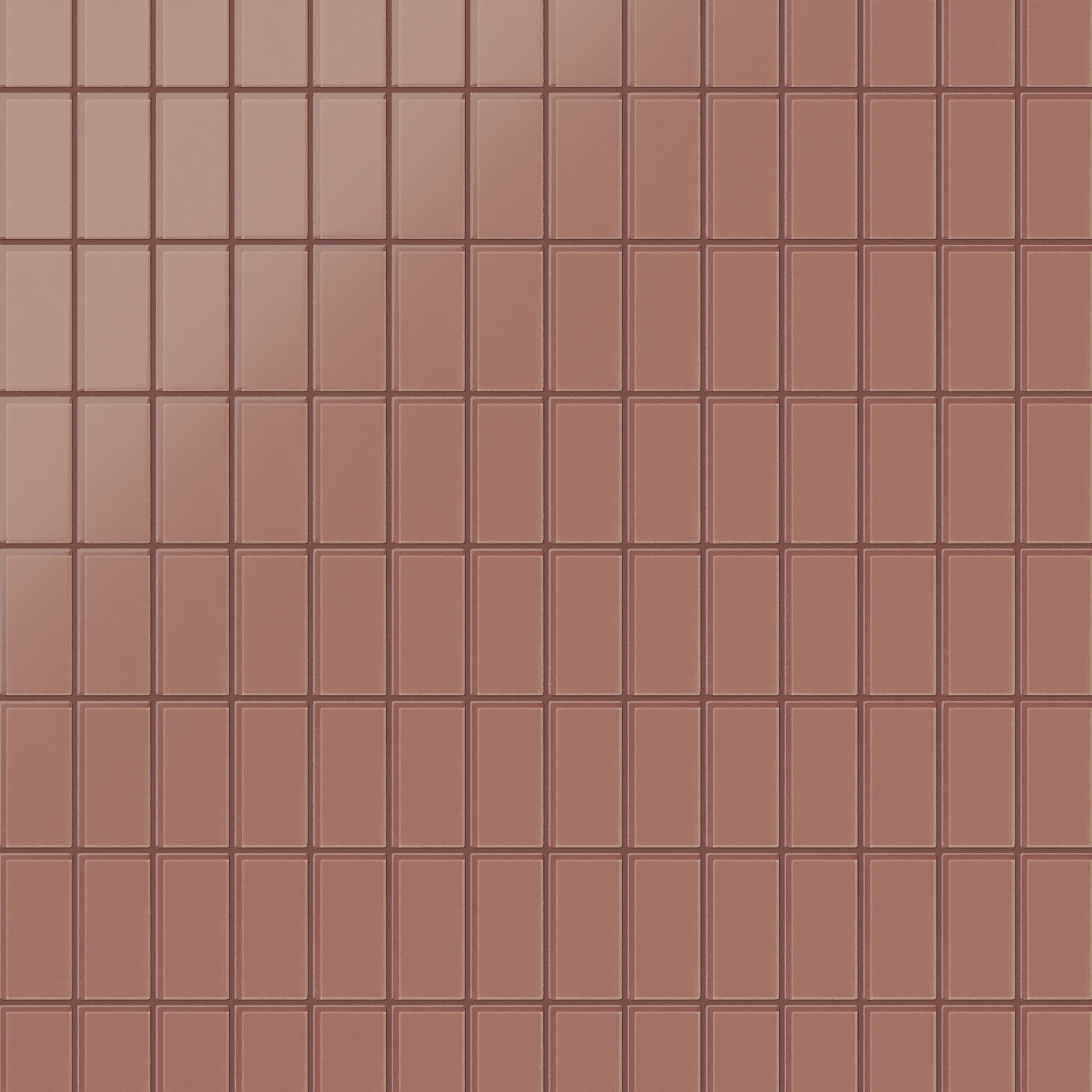 2x4 Straight Set Sheeted Glass Mosaic Tile in Flicker Matte